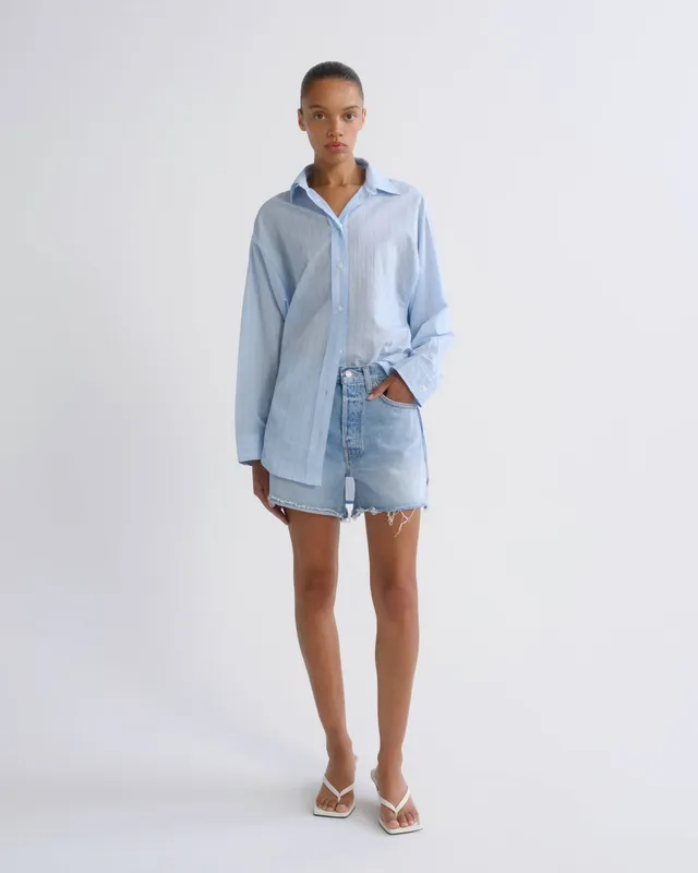 agolde-parker-long-short-jeansshorts-comeback-high-rise image 1
