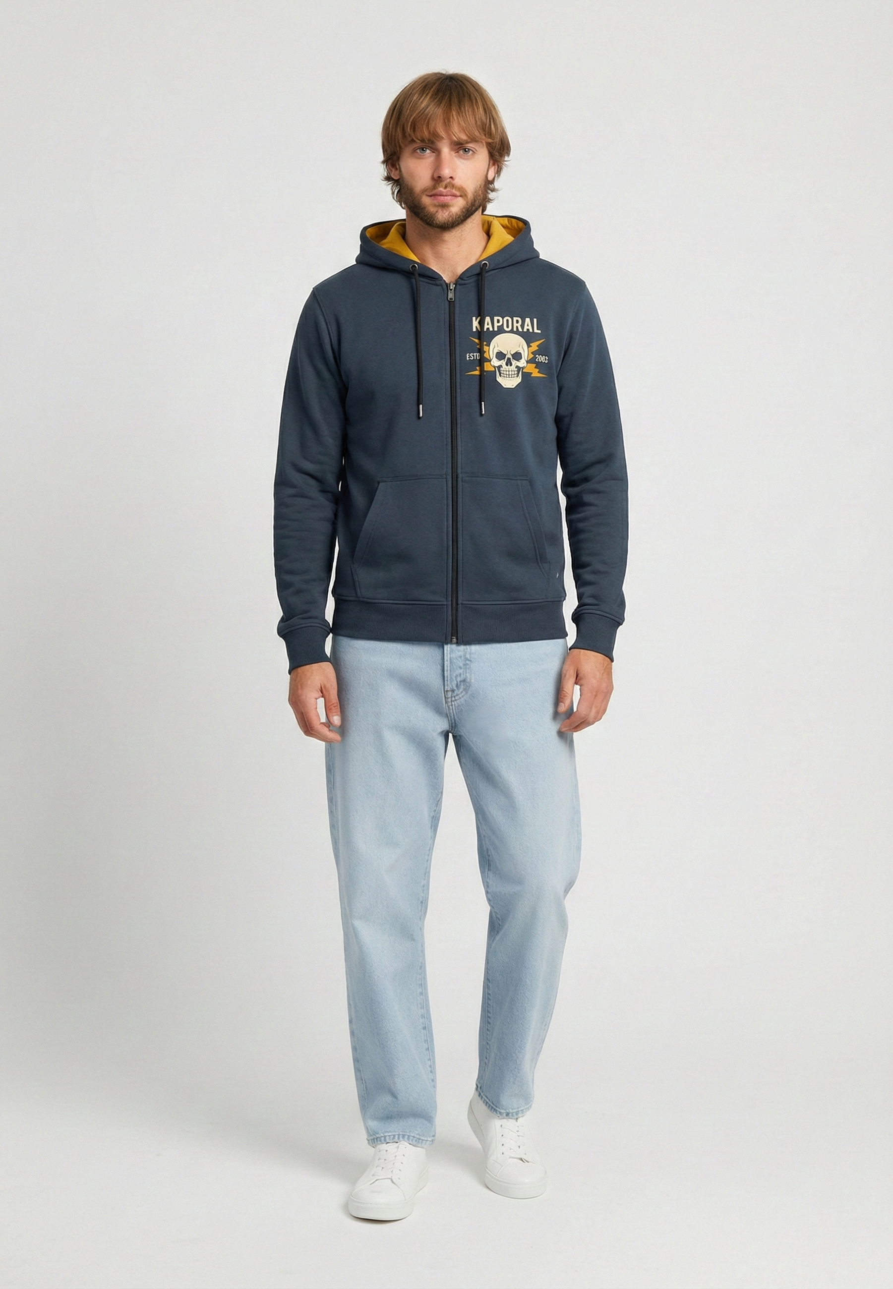 kaporal-kotor-sweatjacke-navy-herren-mit-kapuze image 1