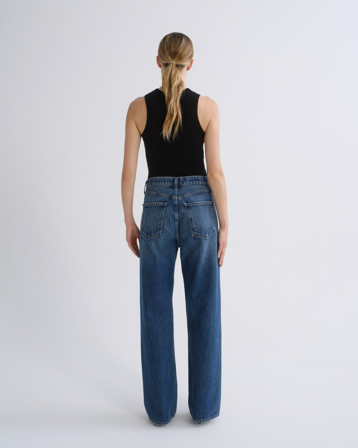 agolde-ren-jean-32-damen-jeans-blau-chapter-wide-leg image 2
