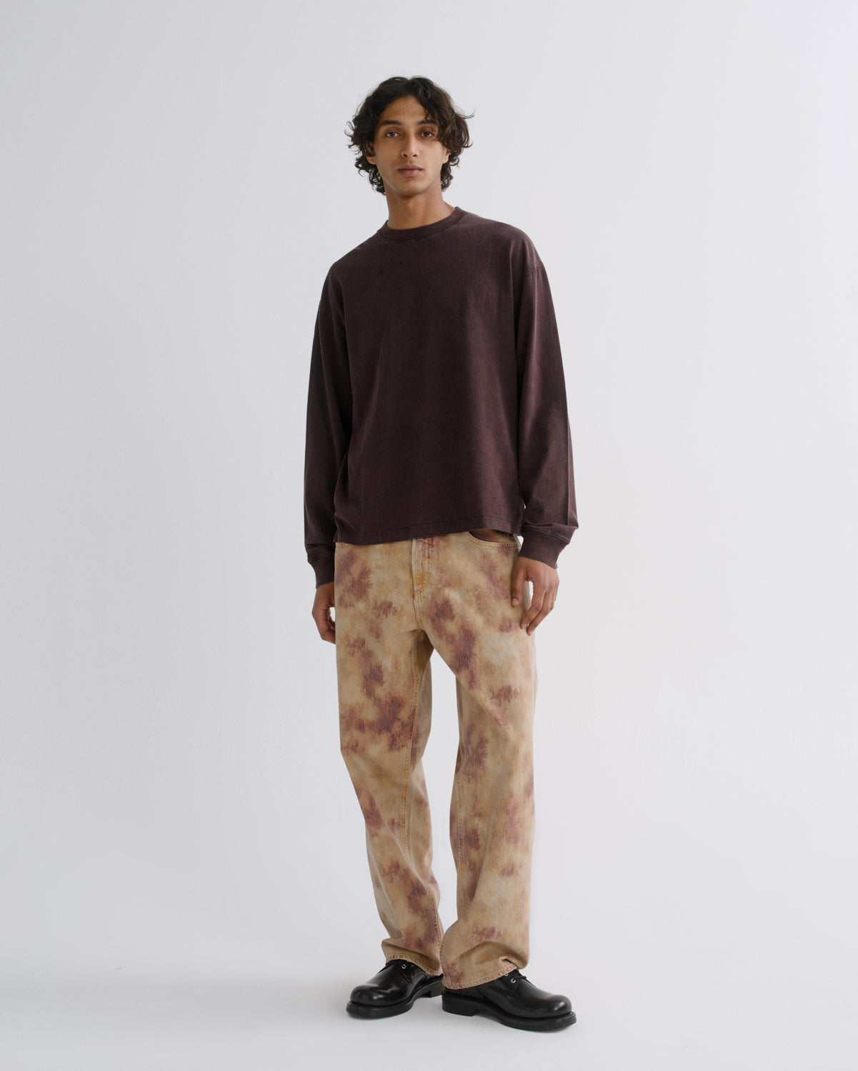 agolde-asha-mock-neck-longsleeve-mocha-braun image 3