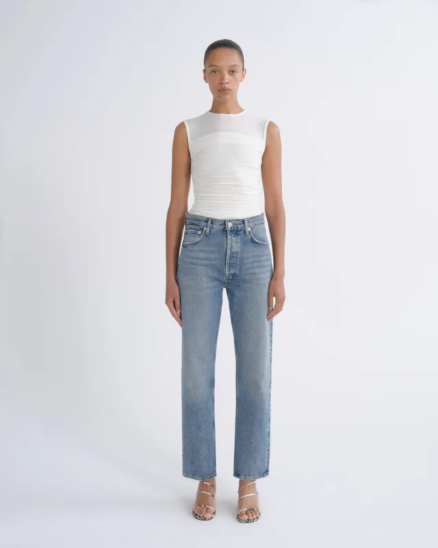 agolde-90-s-pinch-waist-straight-jeans-navigate-blau image 1