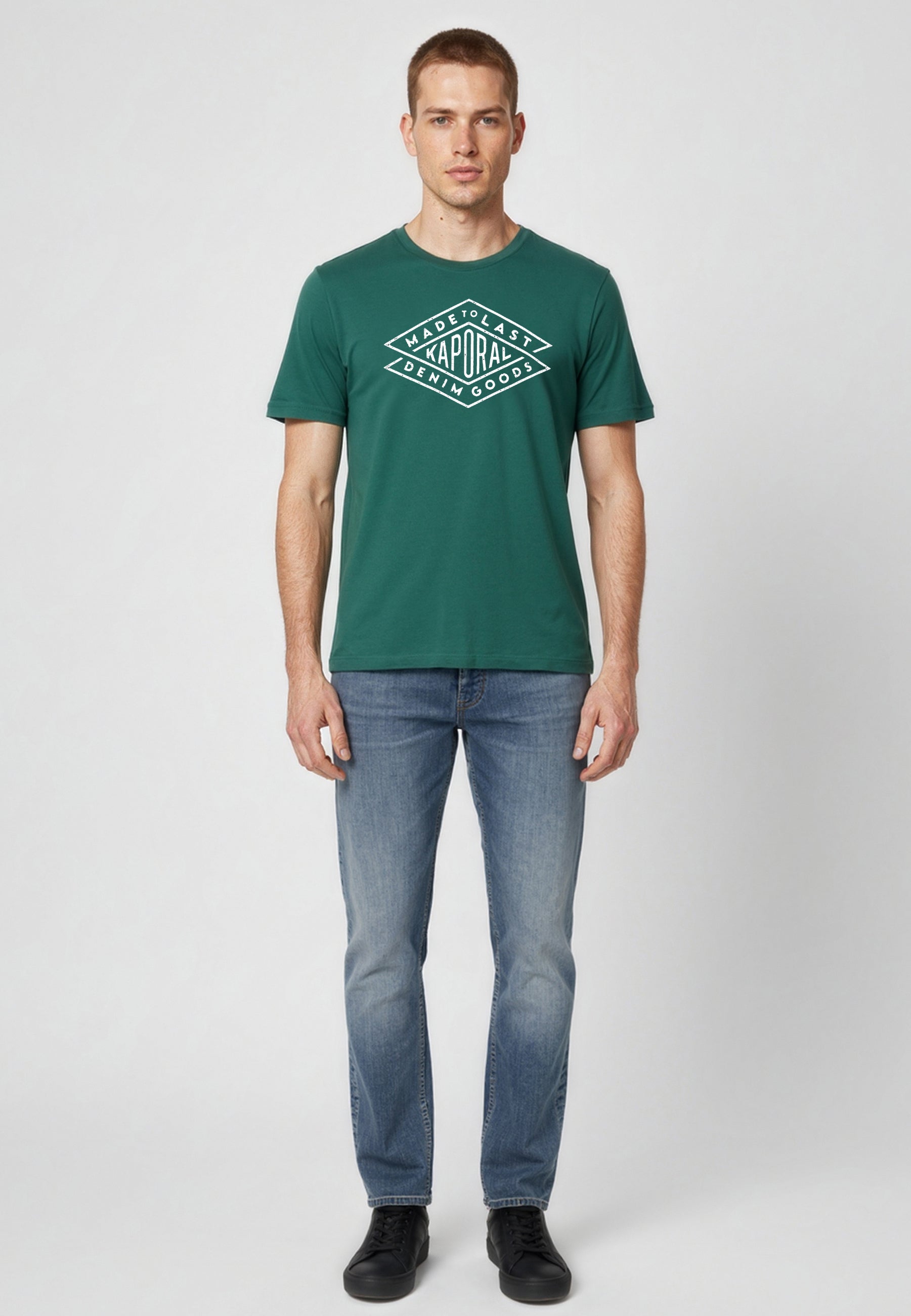 kaporal-toky-t-shirt-herren-gr-n-regular-baumwolle image 2