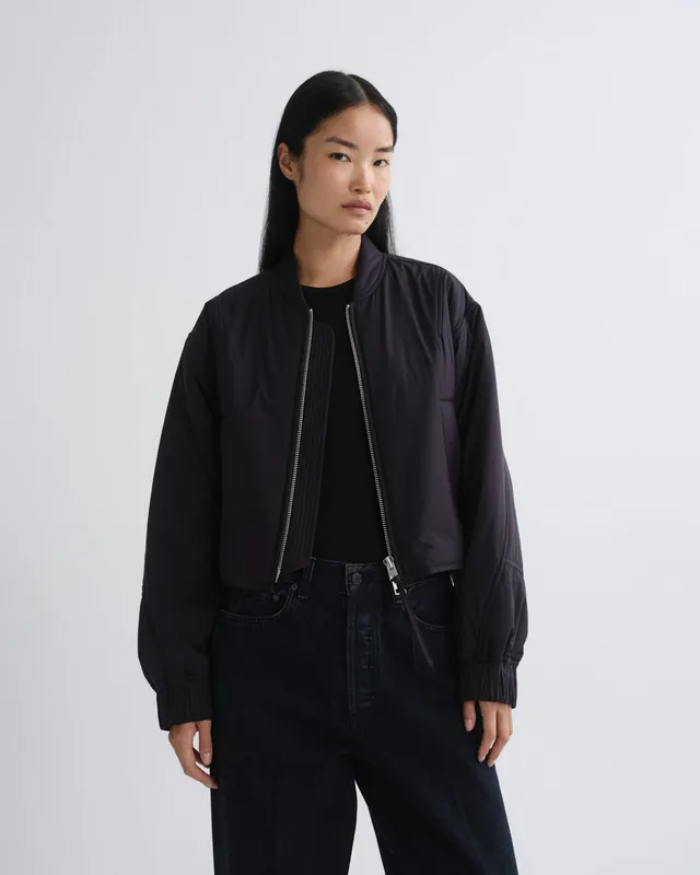 agolde-leni-bomberjacke-obscura-navy-schwarzblau image 1