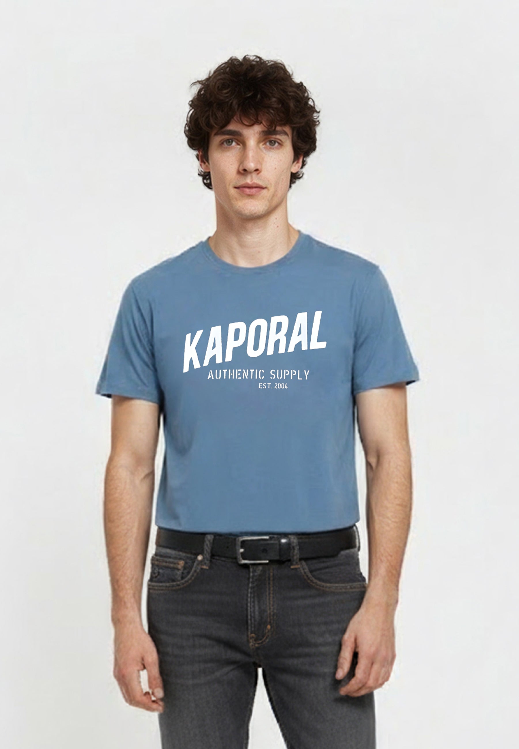 kaporal-ryzz-t-shirt-hellblau-herren-slim-stretch image 2