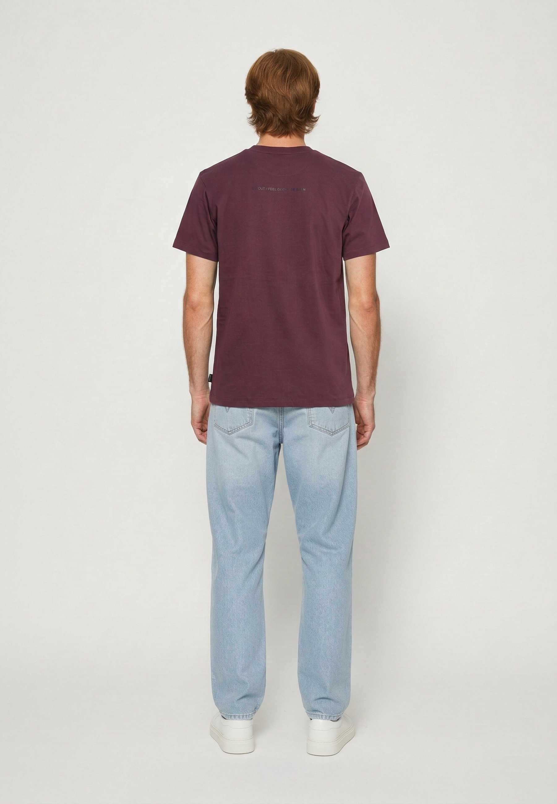 kaporal-kiga-t-shirt-herren-bordeaux-baumwolle-print image 3
