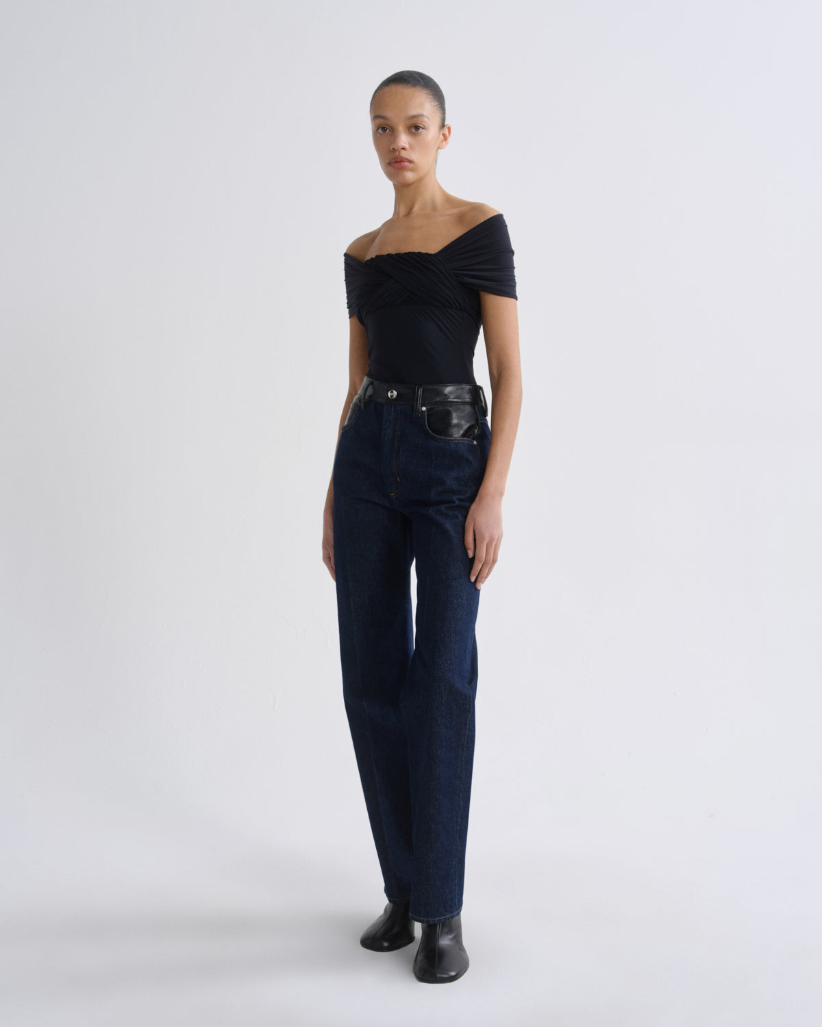 agolde-morgan-jean-rinse-detox-jeans-dunkelblau-straight image 4