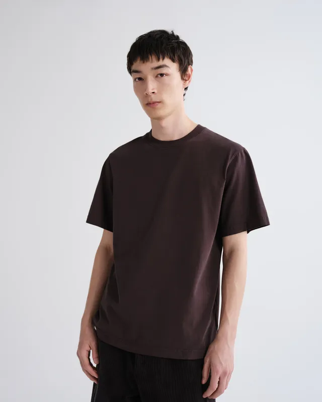agolde-asha-mock-neck-tee-t-shirt-forge-herren-braun image 1