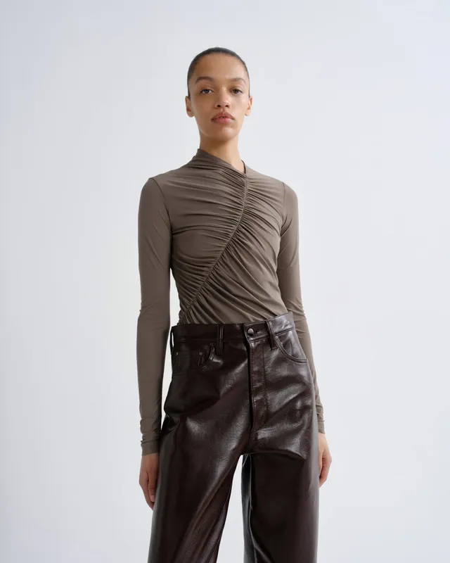 agolde-lupin-bodysuit-mink-taupe-second-skin image 1