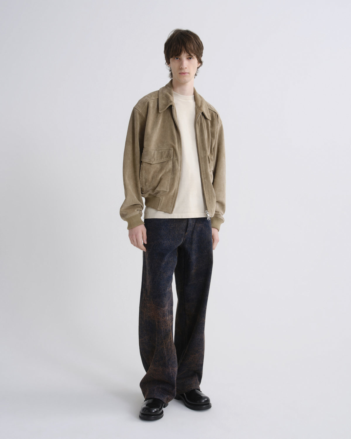 agolde-emil-bomber-arizona-wildleder-herren image 3