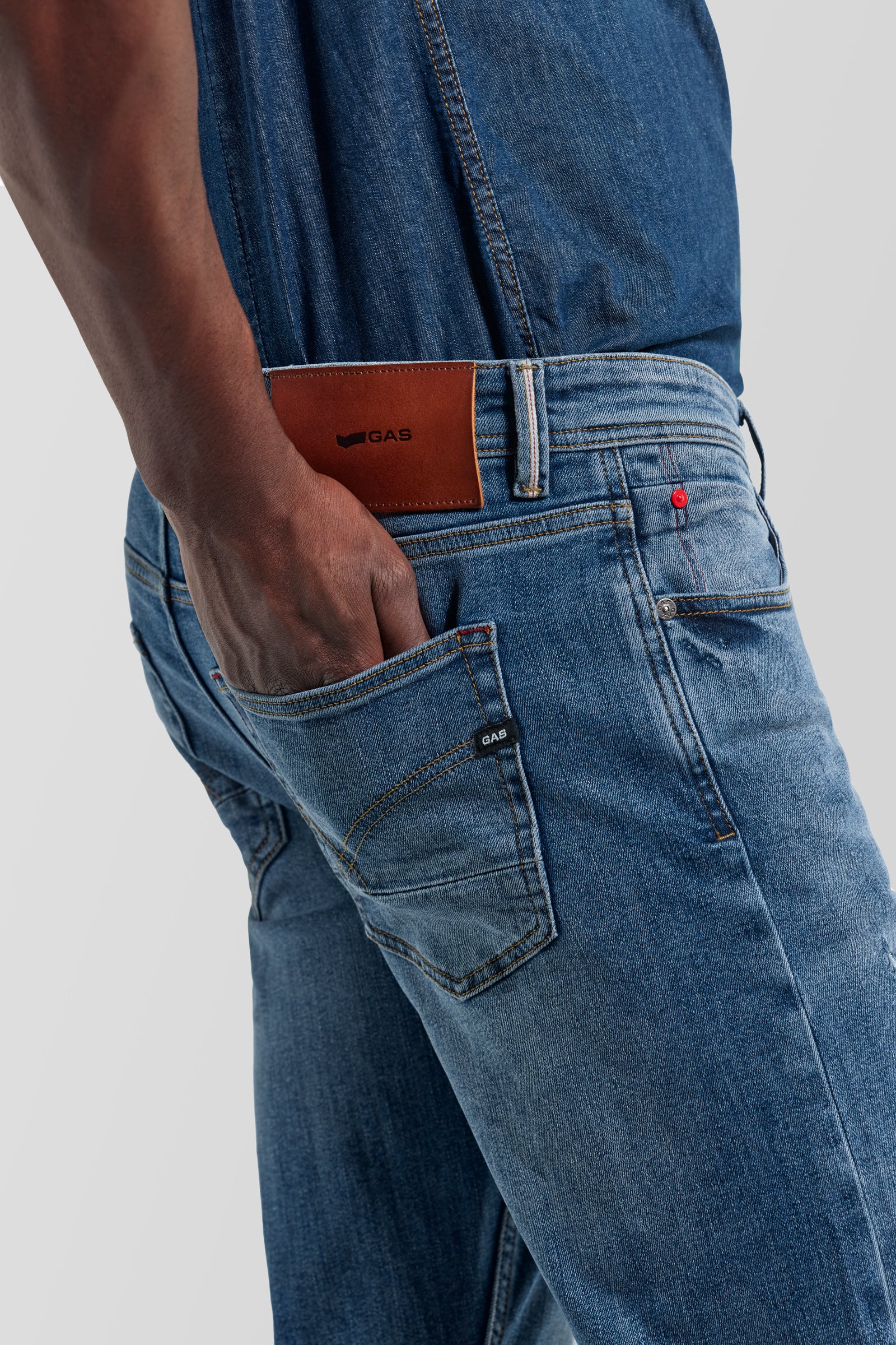 gas-alex-selv-94md-slim-jeans-herren-stretch-ripped image 3