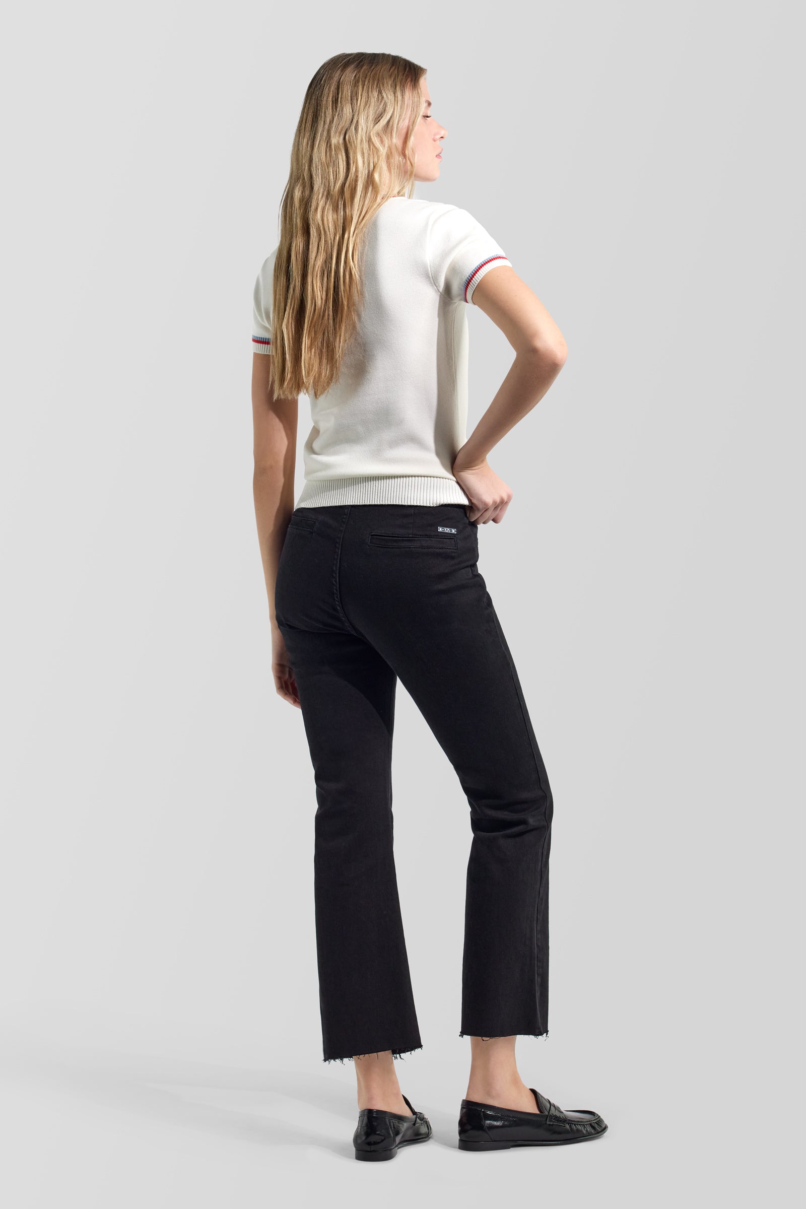 gas-ottavia-crop-flare-0200-damen-jeans-schwarz image 2