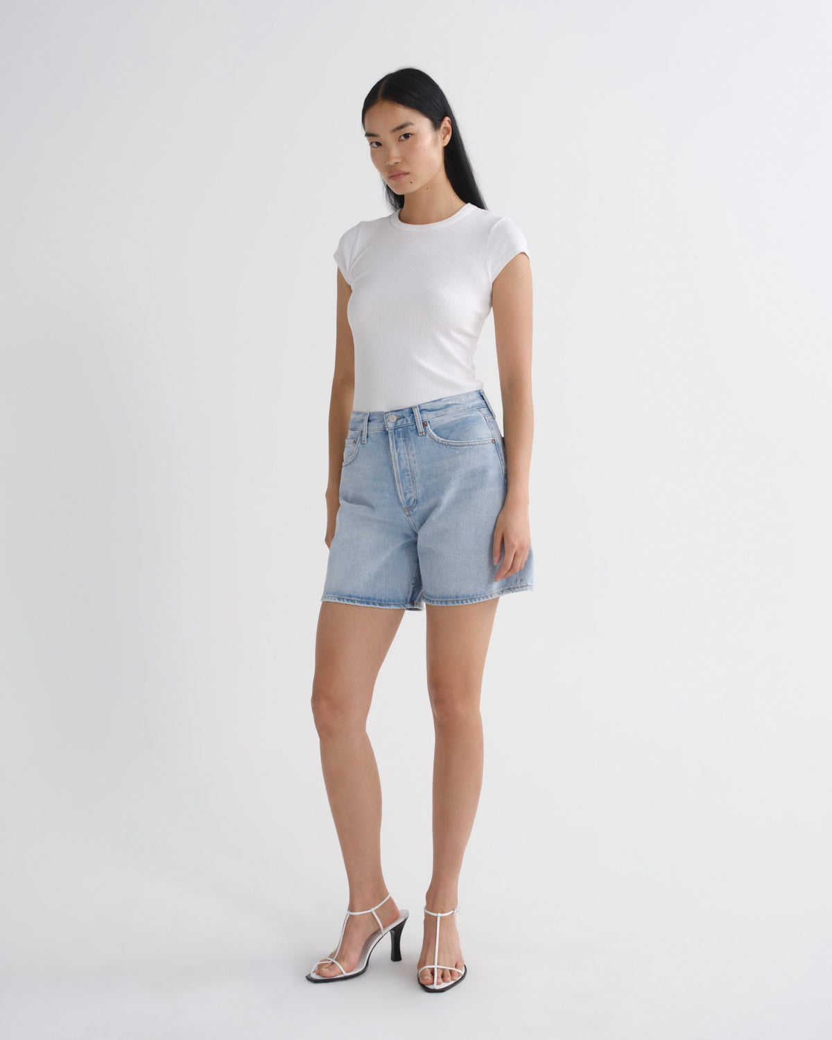 agolde-dame-jeansshorts-convert-hellblau-damen image 4