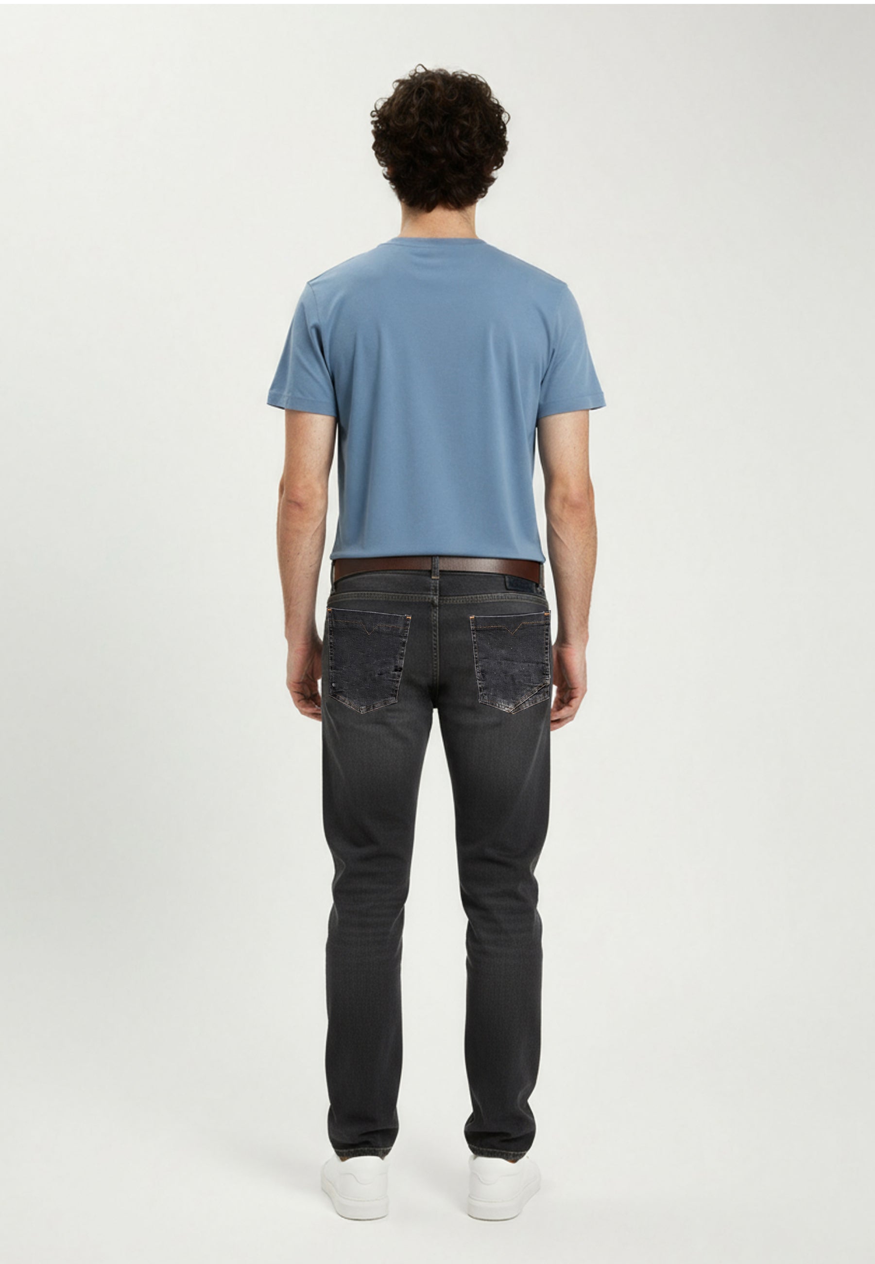 kaporal-ryzz-t-shirt-hellblau-herren-slim-stretch image 3