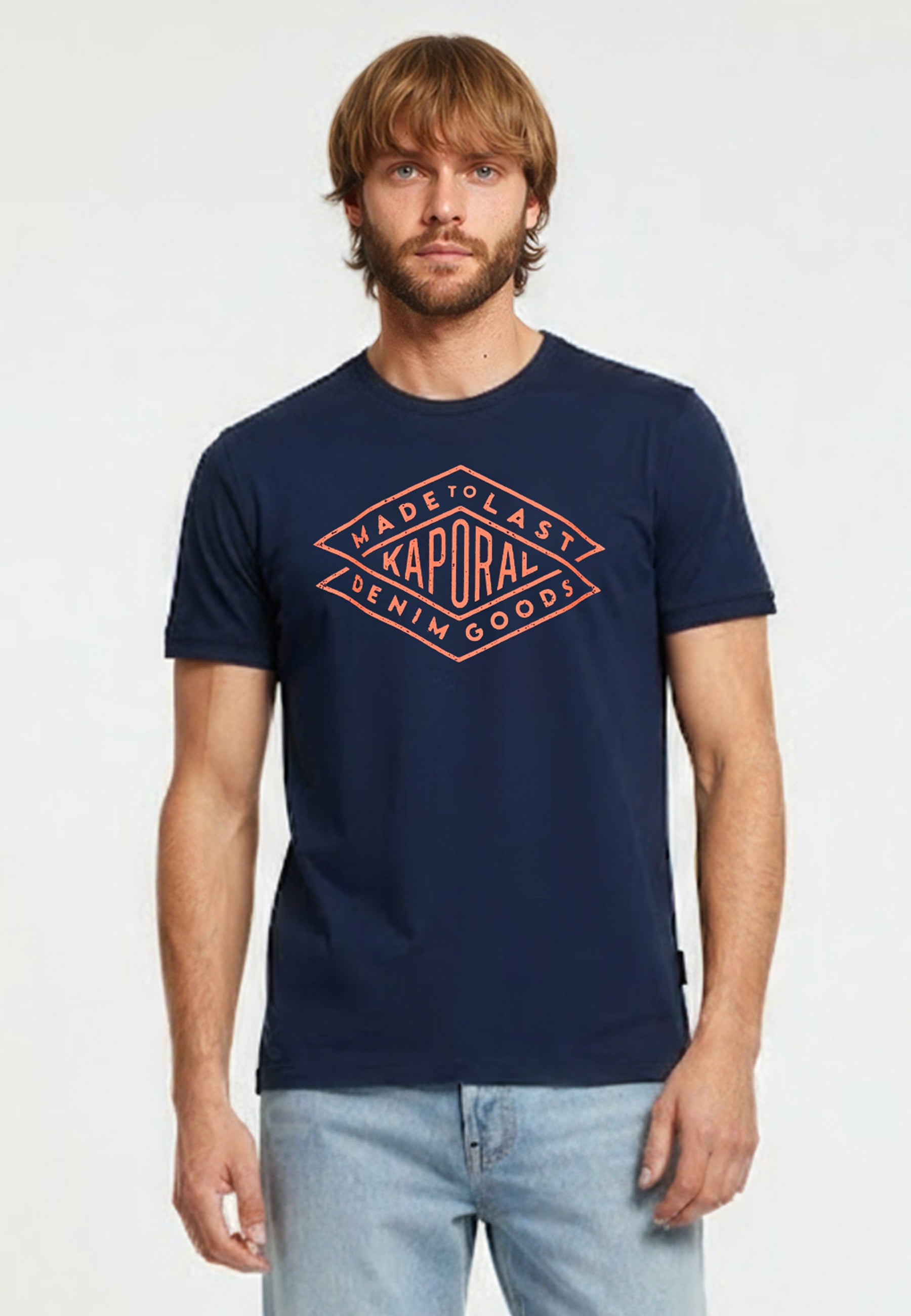 kaporal-toky-t-shirt-herren-dunkelblau-100-baumwolle image 1