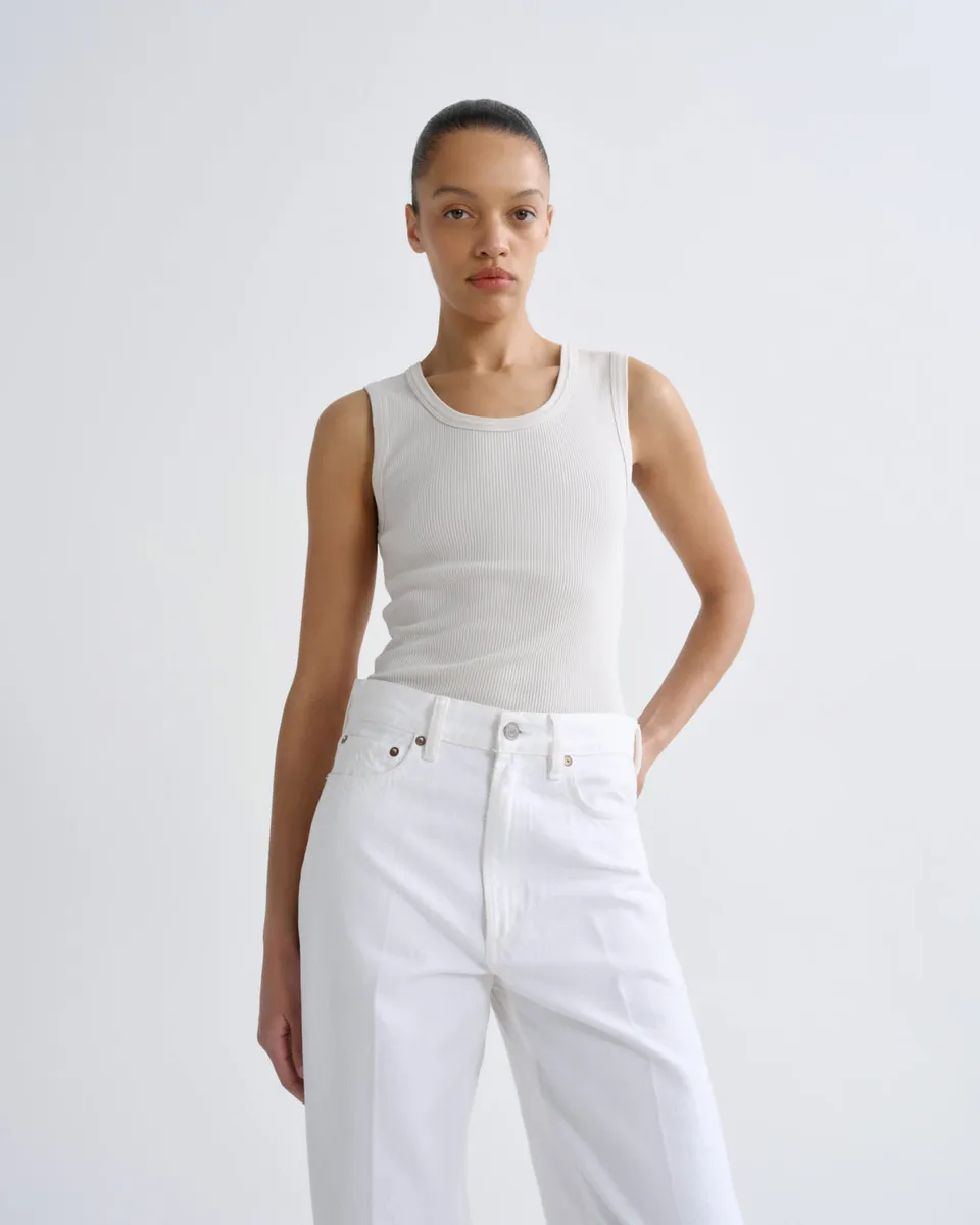 agolde-poppy-tanktop-bone-damen-bio-baumwolle image 1