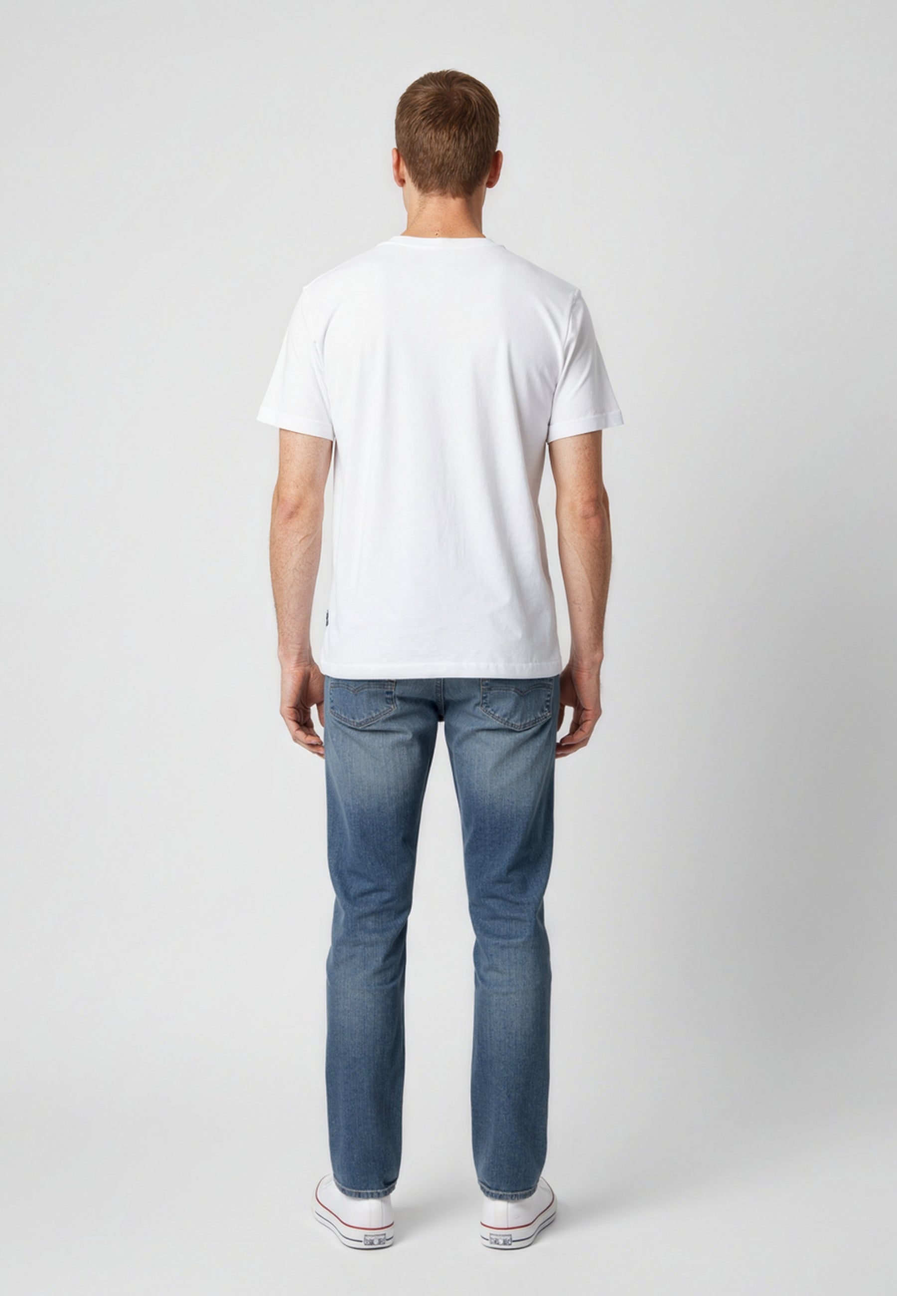 kaporal-kraft-t-shirt-herren-wei-regular-100-baumwolle image 3
