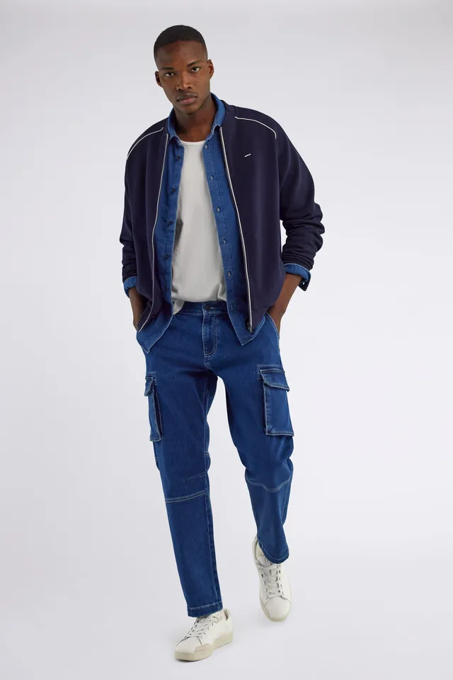 gas-bob-gym-2-0-13mm-cargohose-slim-fit-herren-indigo image 1