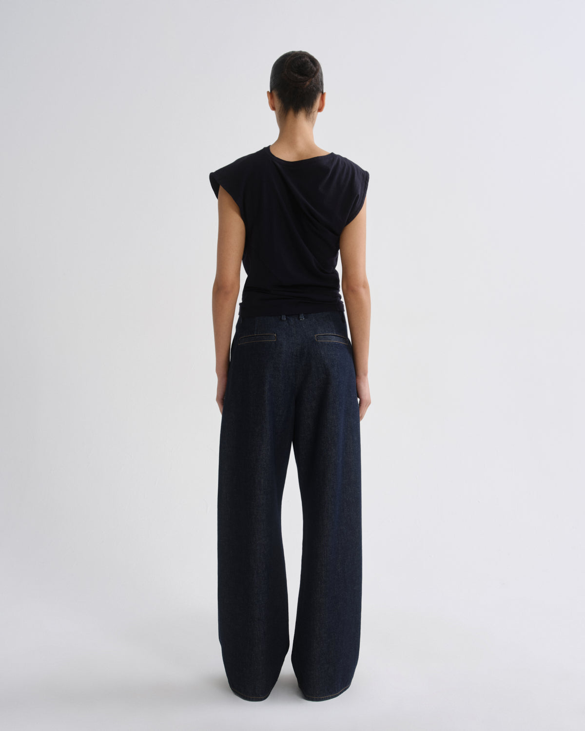 agolde-ritmo-trouser-hose-rinse-dunkelindigo image 2