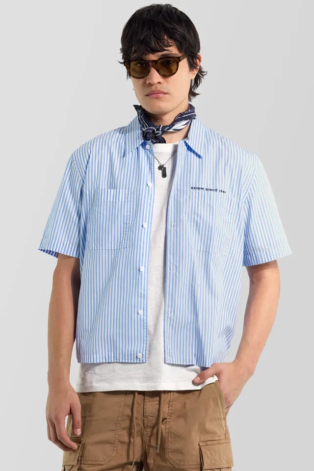 gas-joyce-r-shirt-st79-hemd-herren-streifen-kurzarm image 1