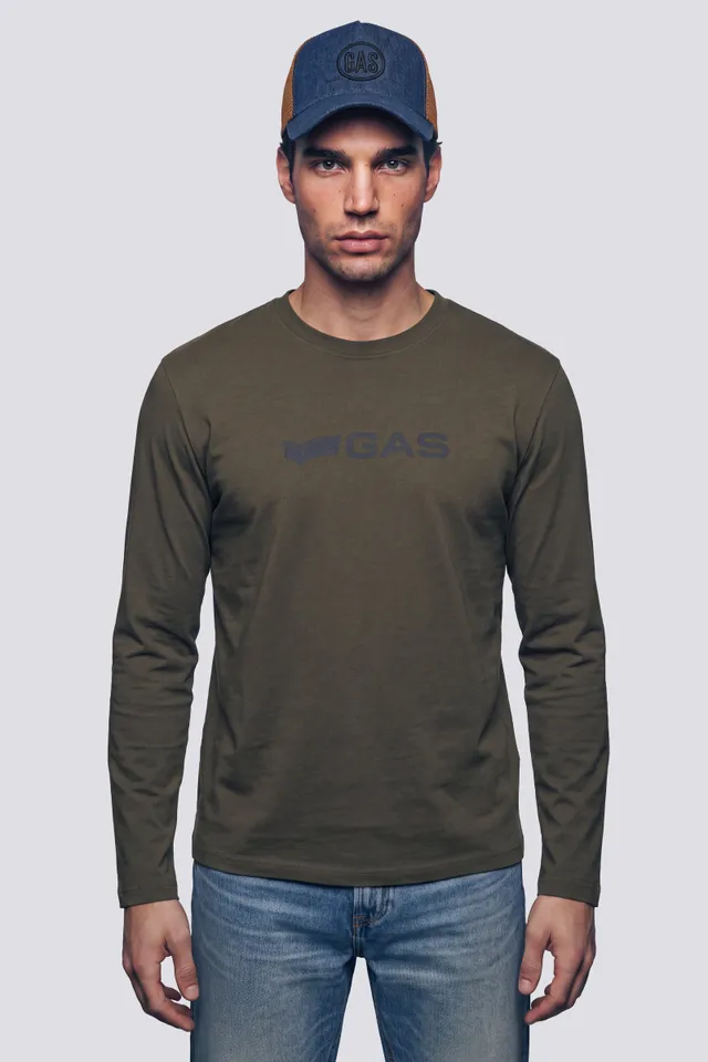 gas-dharis-logo-3653-herren-longsleeve-regular-fit image 1