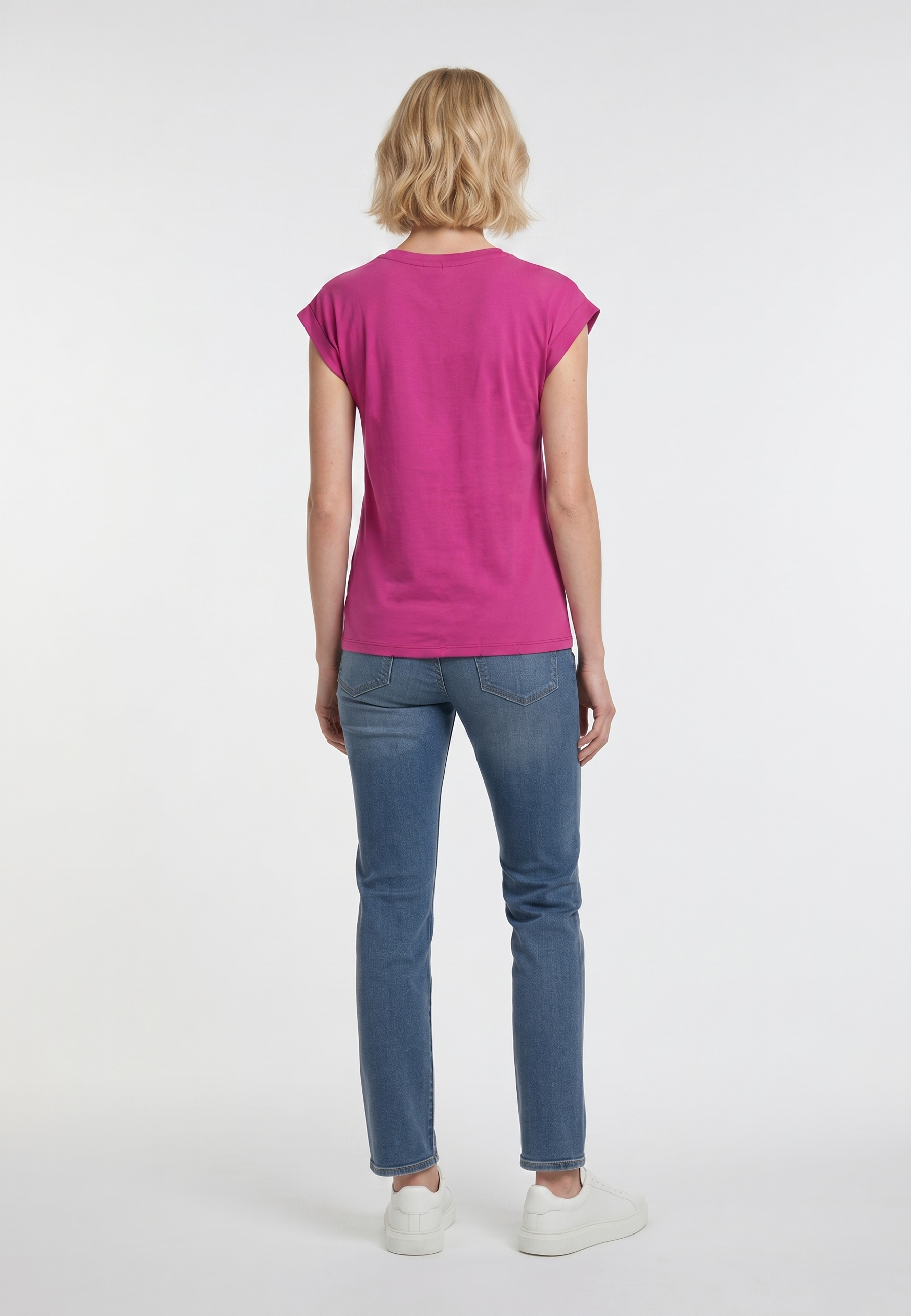 kaporal-kopy-t-shirt-damen-rosa-baumwolle-print image 3