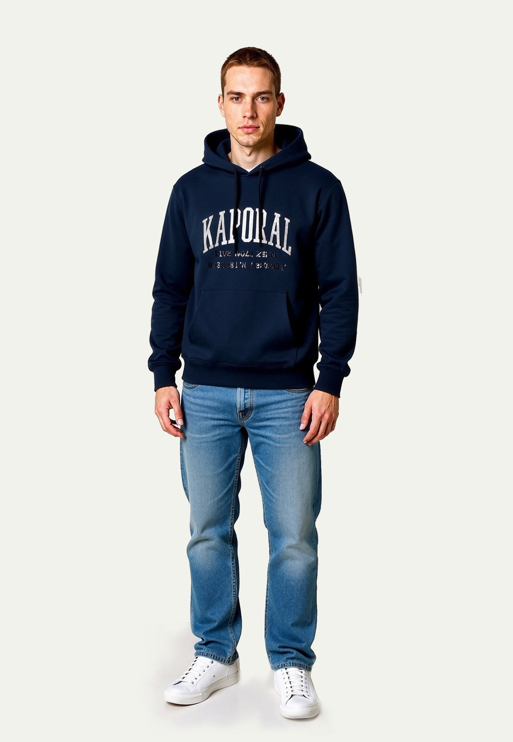 kaporal-benjy-hoodie-navy-herren-regular-k-ngurutasche image 2