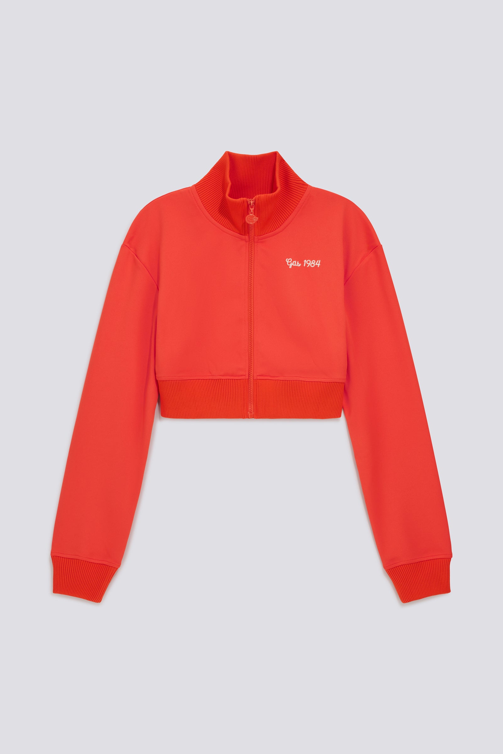 gas-jildy-crop-zip-1393-sweatjacke-damen-cropped-mit-logo image 3