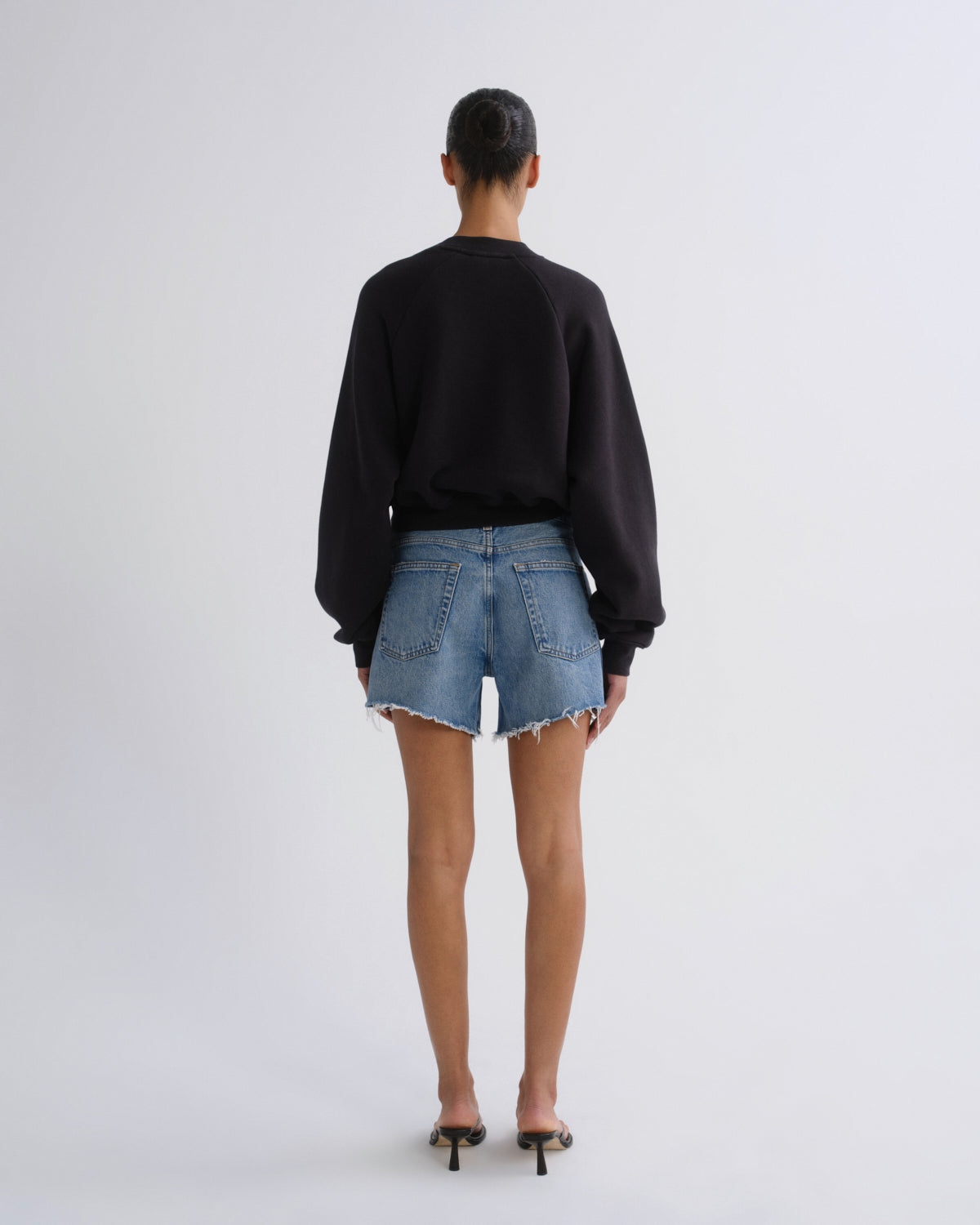 agolde-parker-long-short-damen-shorts-fairway-indigo image 2