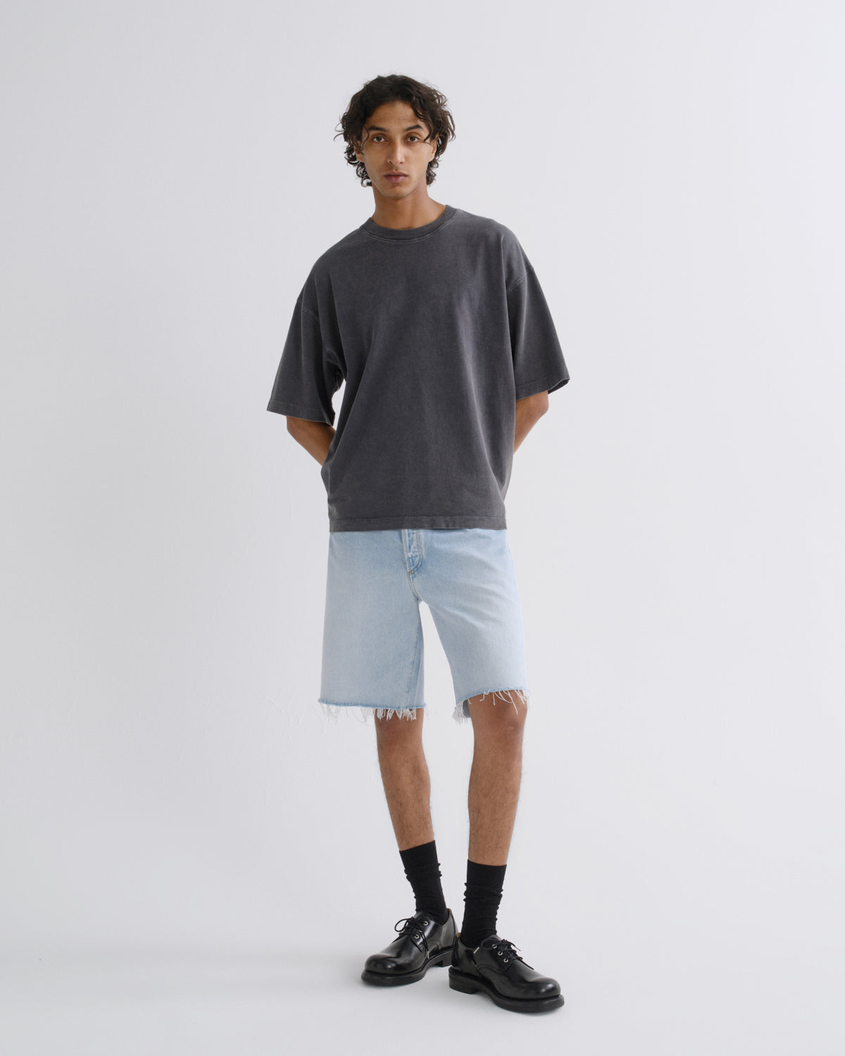 agolde-anson-short-ruse-hellindigo-herren image 1