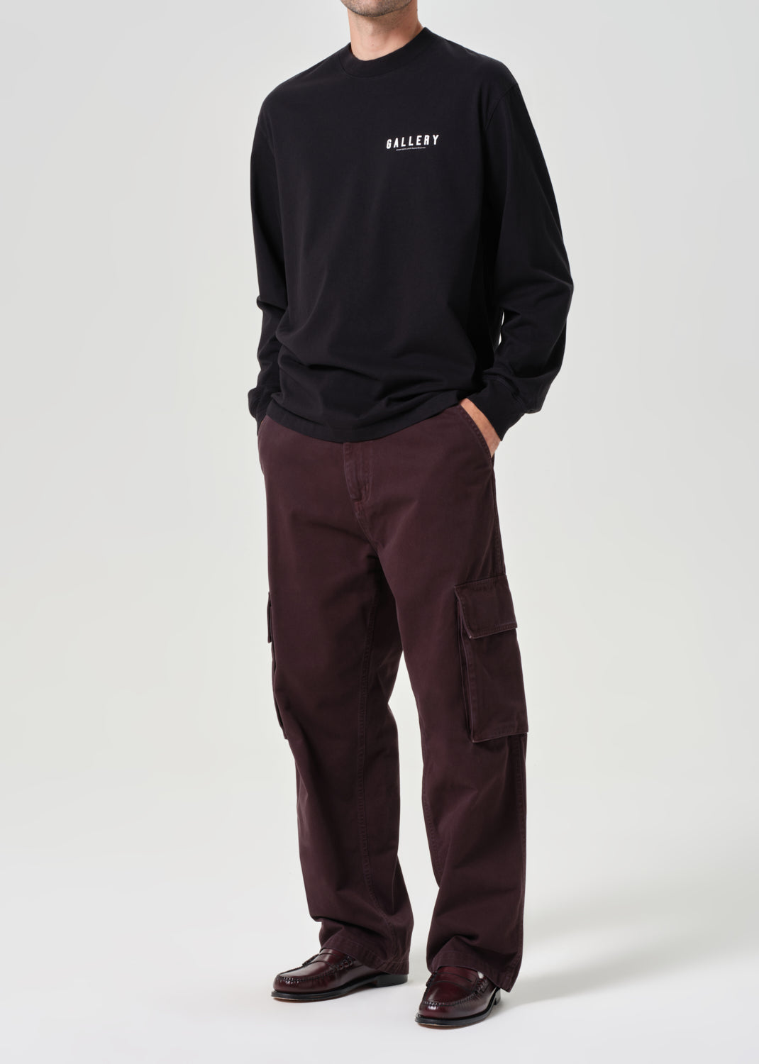 agolde-rsvp-gallery-l-s-tee-langarmshirt-schwarz-wei image 5