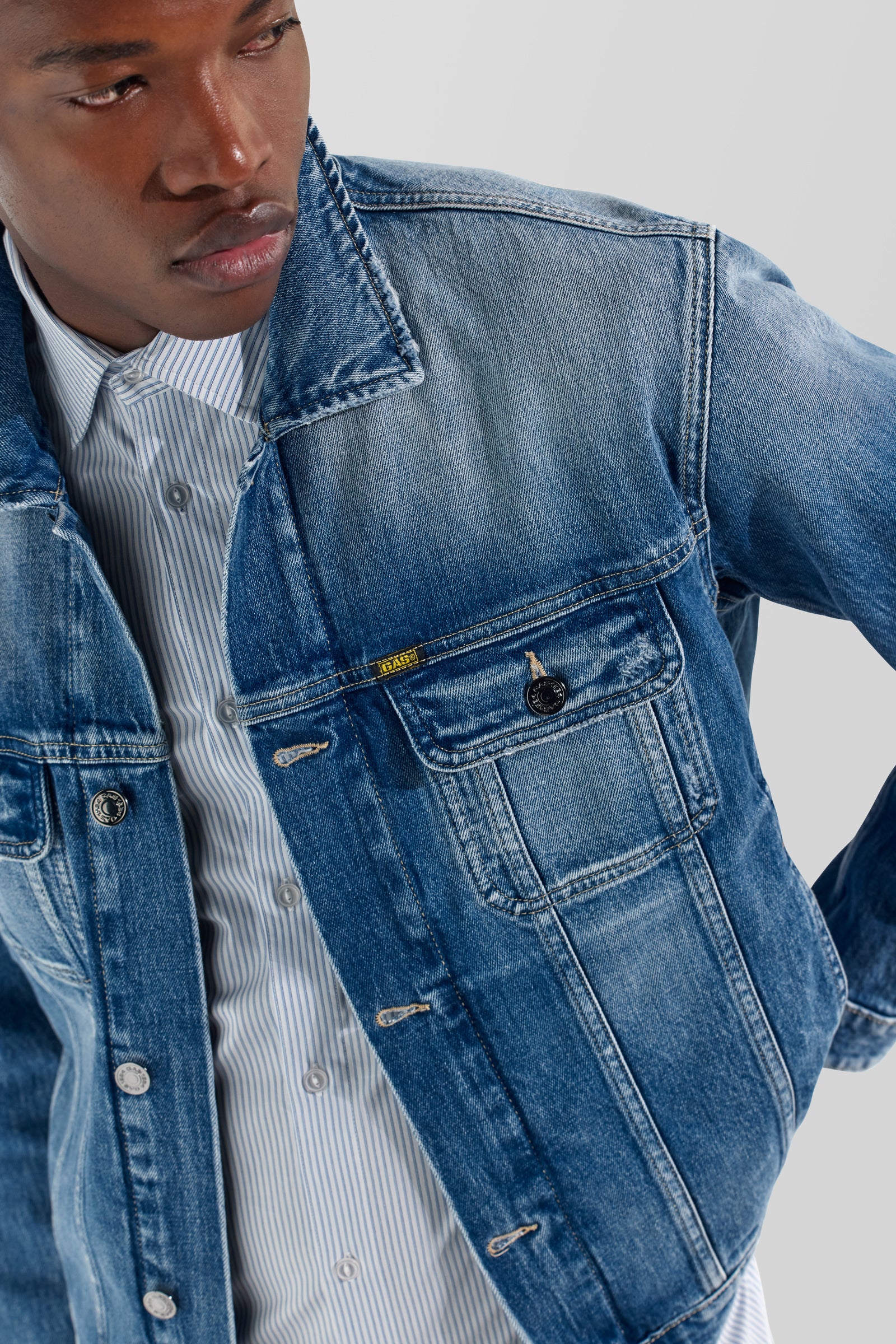 gas-tar-78mm-jeansjacke-herren-denim-indigo image 2