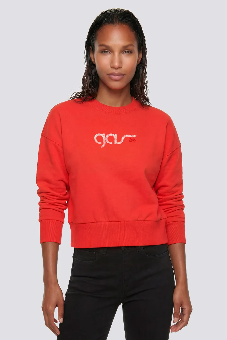 gas-malys-gas-84-1393-damen-sweatshirt-baumwolle-strass image 1
