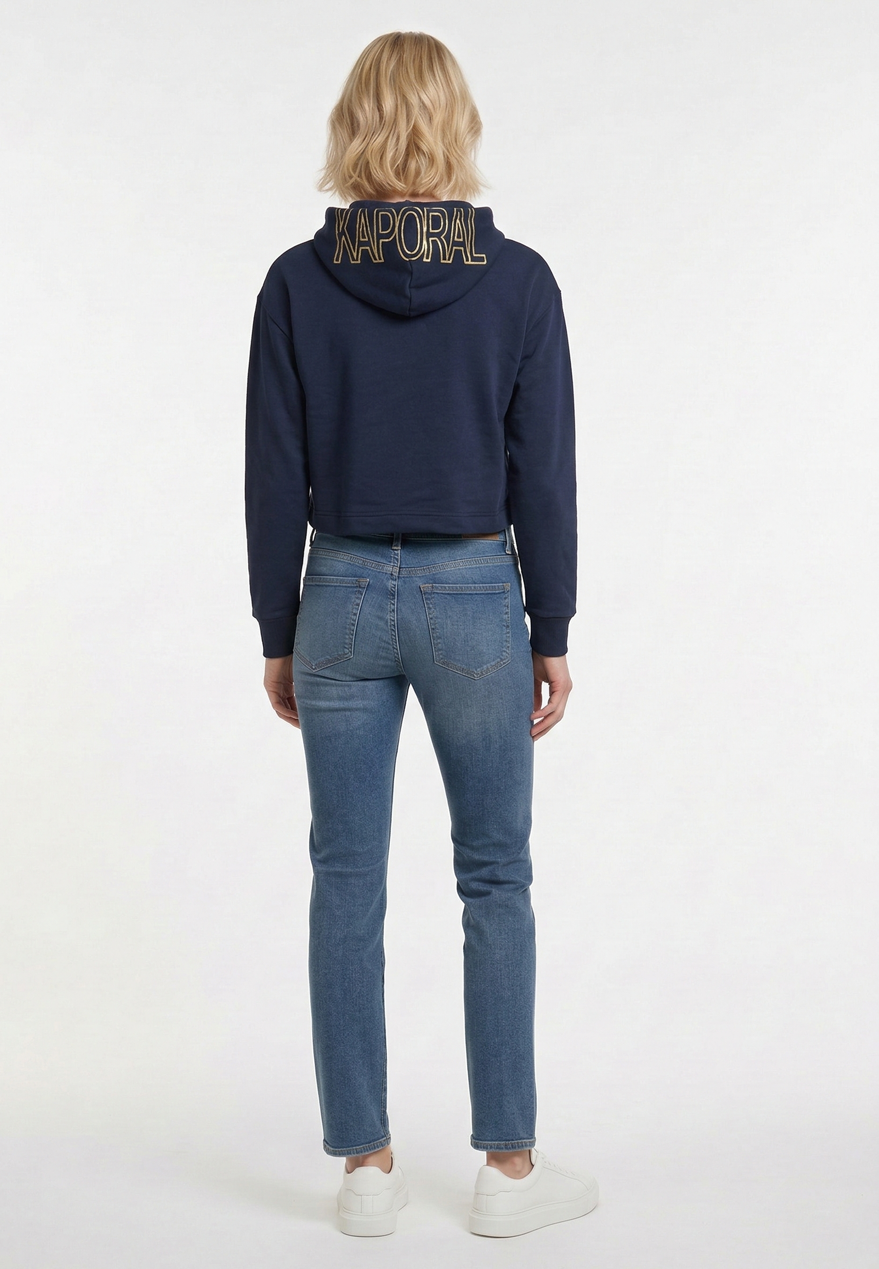 kaporal-loicia-hoodie-damen-marine-regular-baumwolle image 3