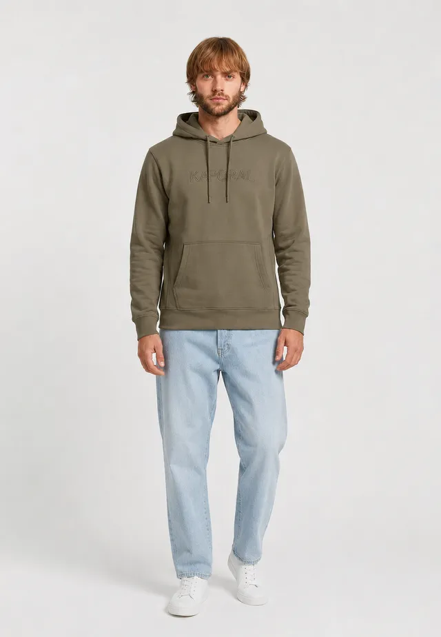 kaporal-powel-hoodie-khaki-regular-baumwolle-mix image 1