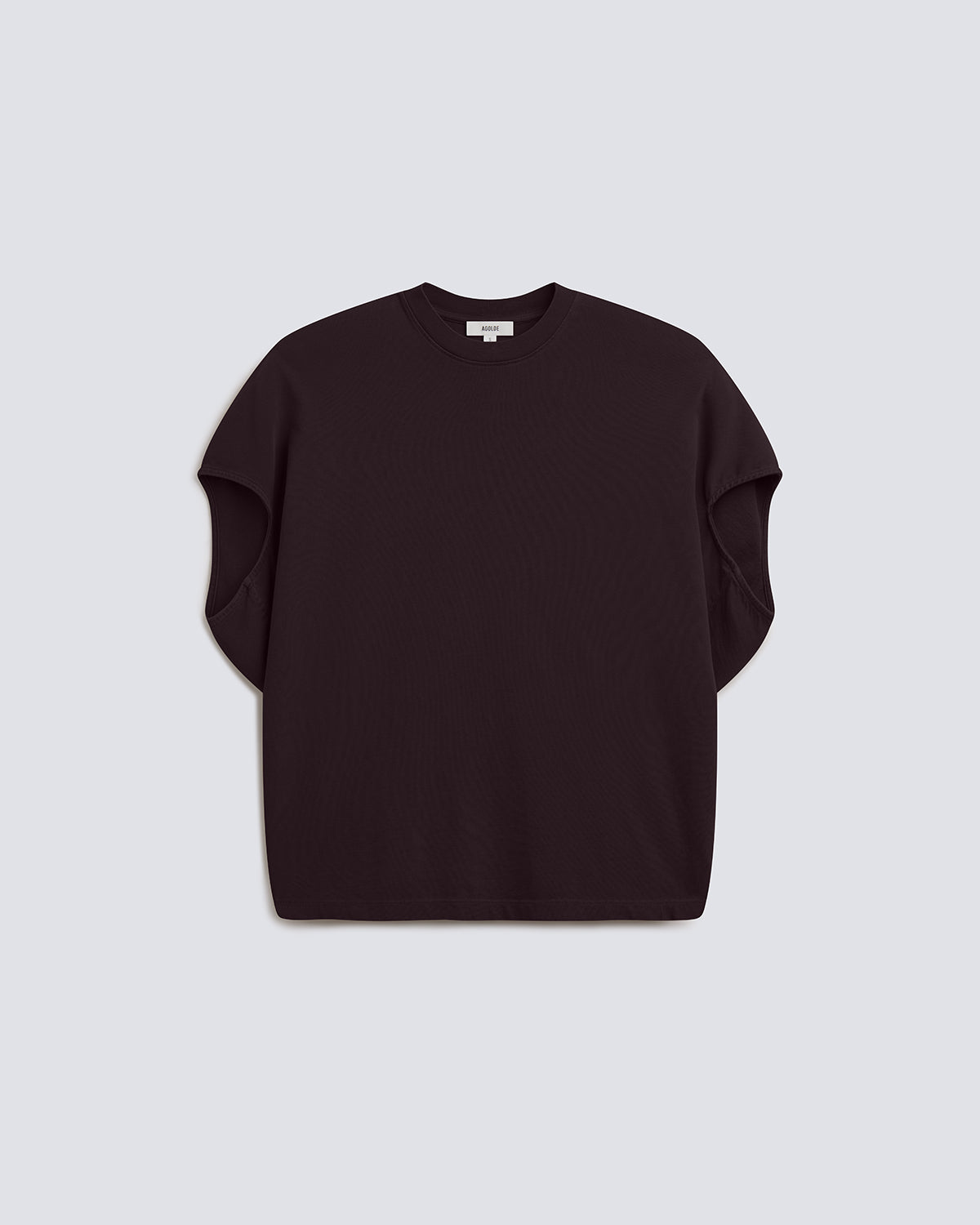 agolde-souline-t-shirt-eggplant-lila-baumwolle-damen image 6