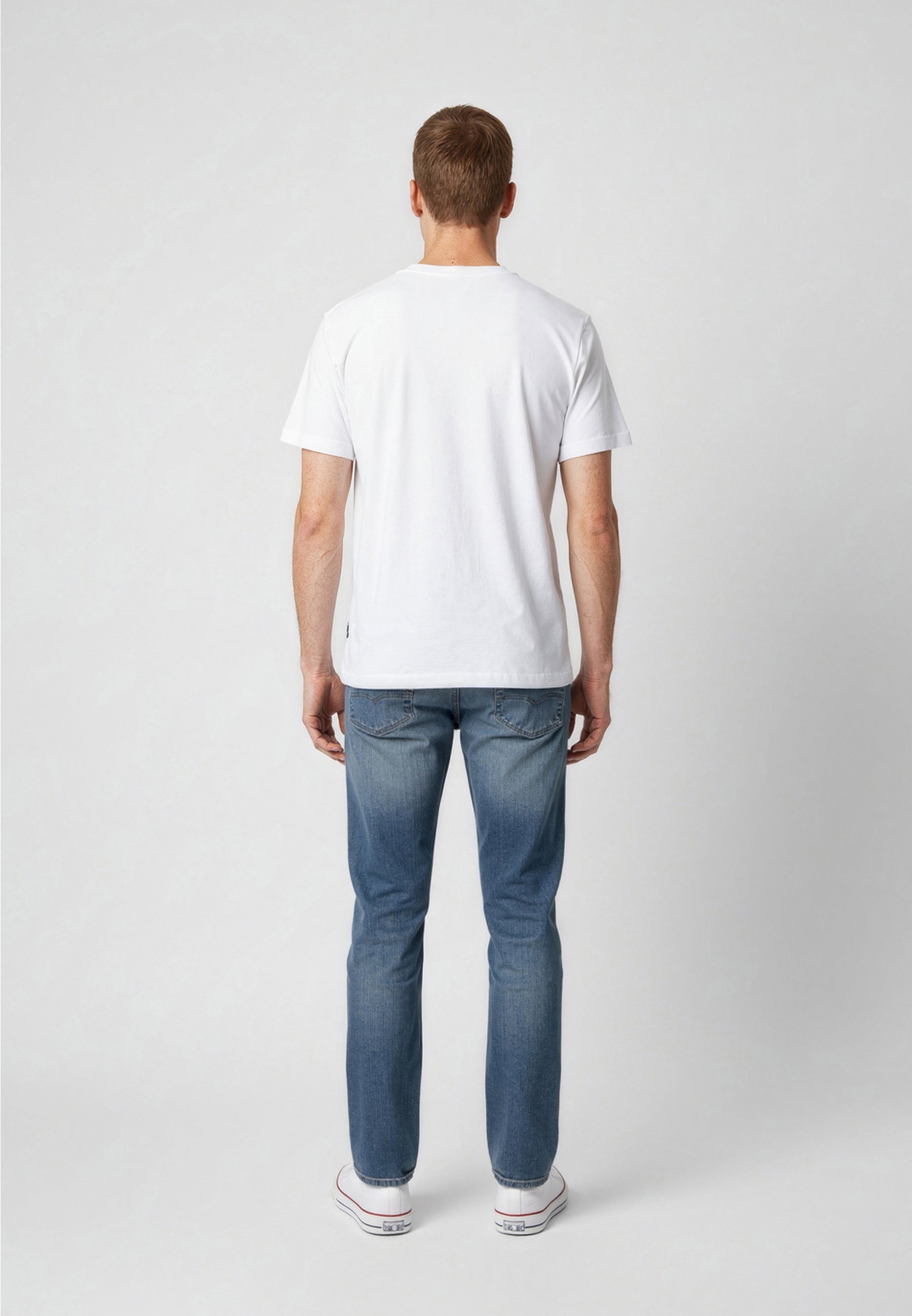 kaporal-timeo-t-shirt-herren-wei-regular-baumwolle image 3