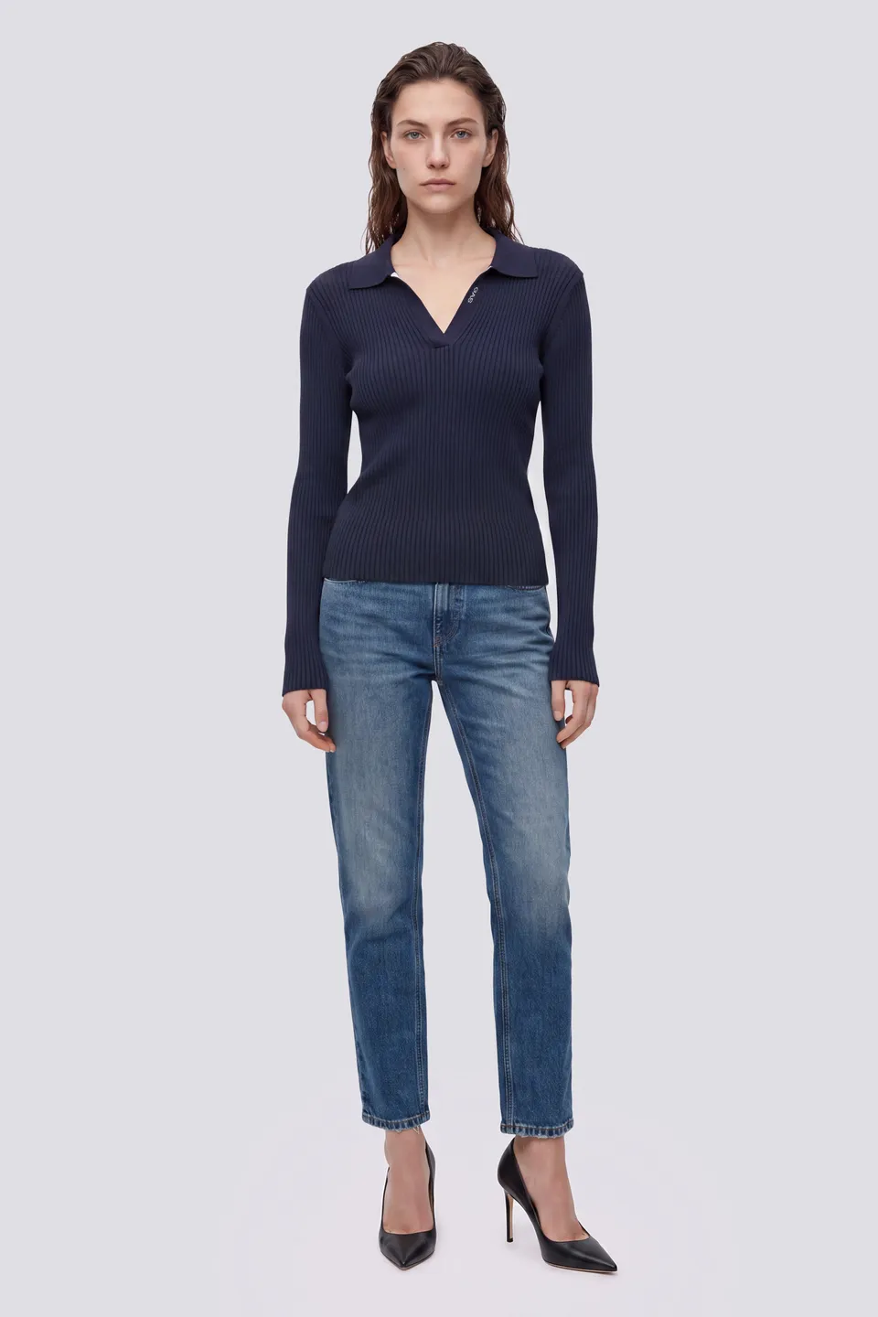 gas-emily-4706-damen-polo-slim-fit-viskose image 1