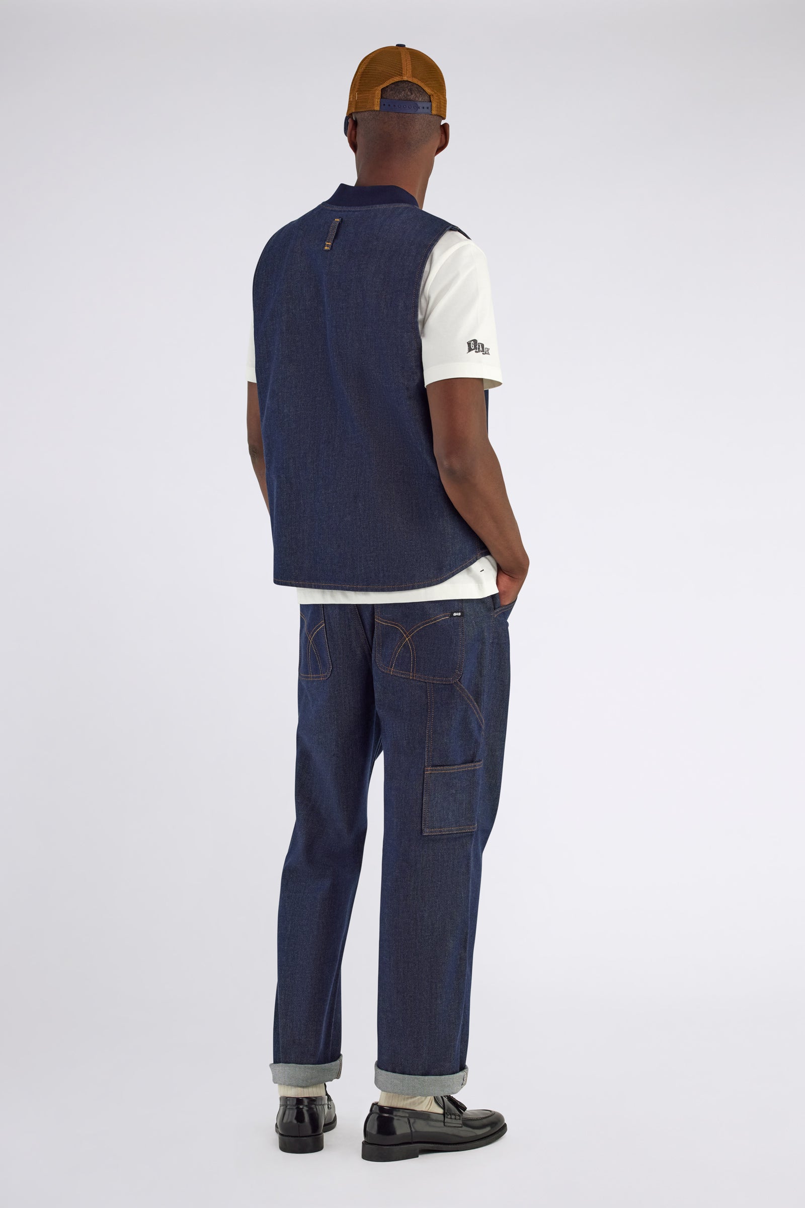 gas-frank-gilet-10ro-jeansweste-herren-indigo-regular image 2
