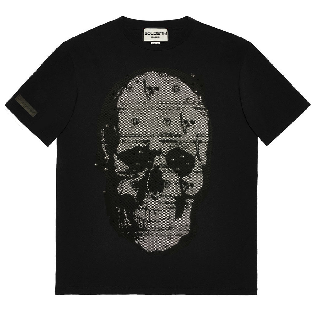 goldenim-paris-homme-1470-t-shirt-schwarz-4er-pack-herren image 1