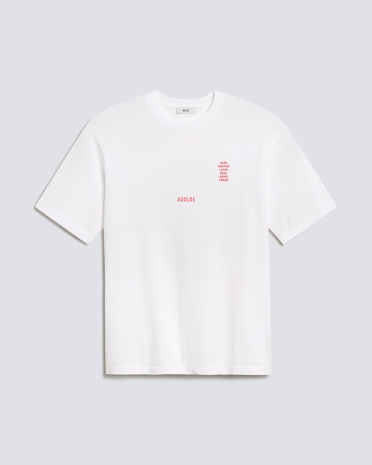 agolde-ron-finley-tee-t-shirt-soft-white-print image 6