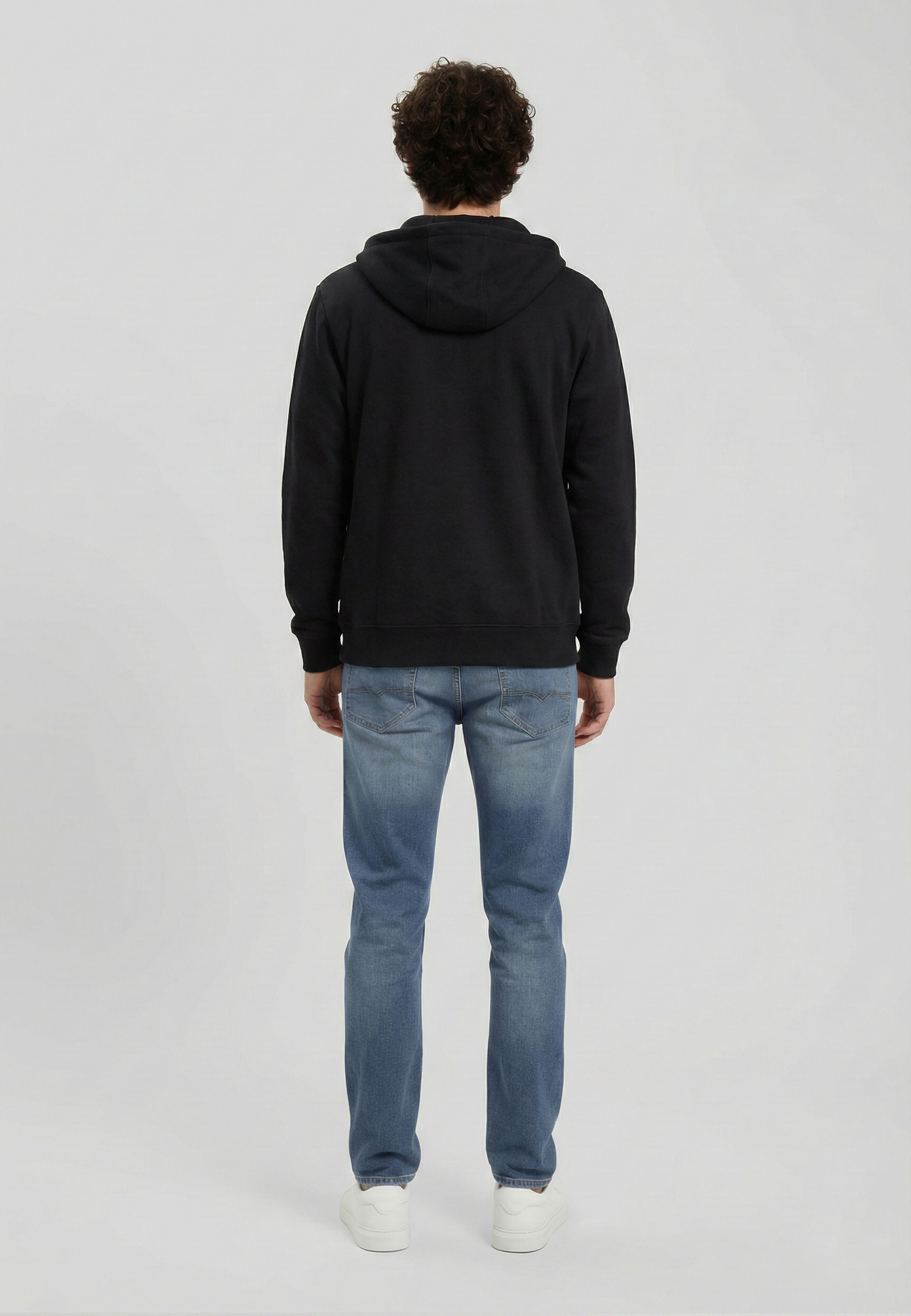 kaporal-rolan-hoodie-herren-schwarz-regular-baumwollmix image 3
