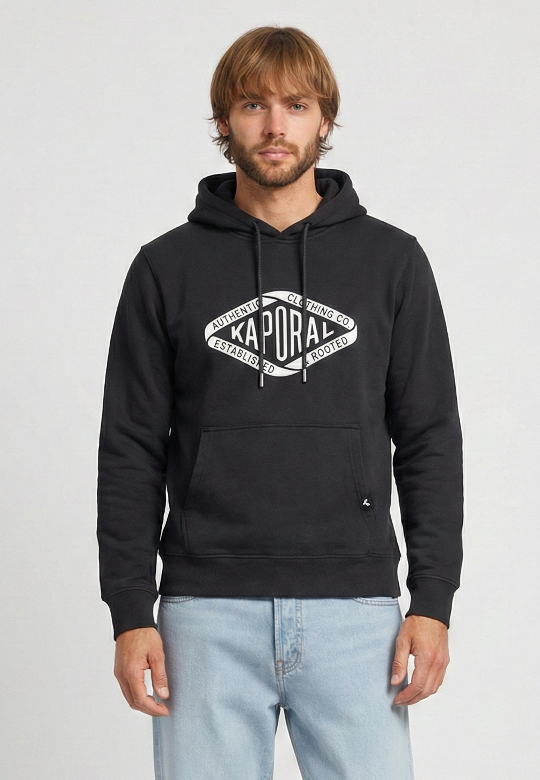 kaporal-benni-hoodie-schwarz-regular-herren-baumwolle image 1