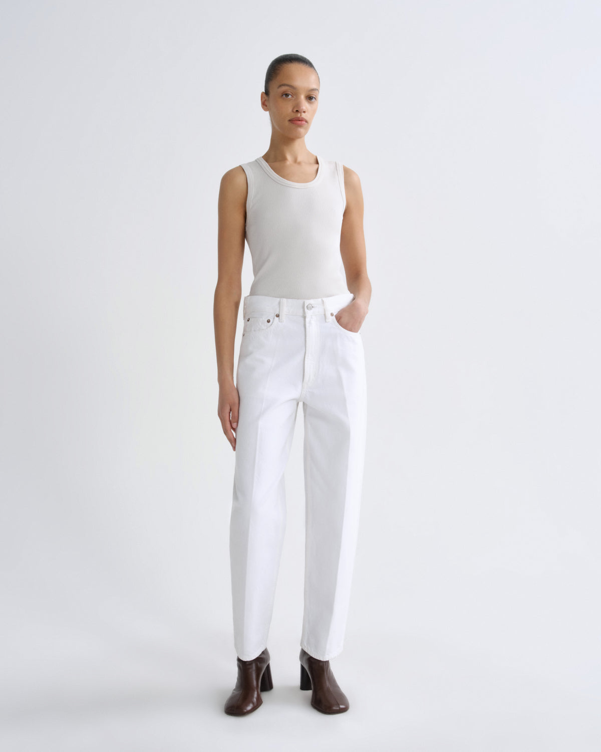 agolde-80-s-jean-damenjeans-marshmallow-wei image 1