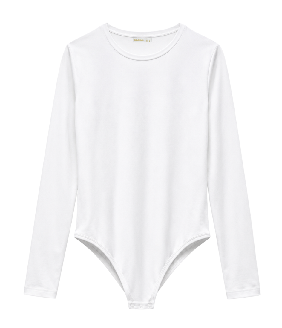 goldenim-paris-femme-body-manche-longue-body-damen-basic image 1
