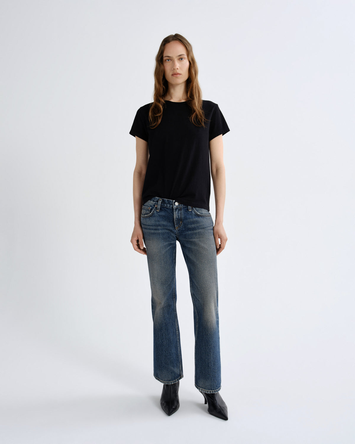 agolde-adine-longline-t-shirt-schwarz-tencel image 3
