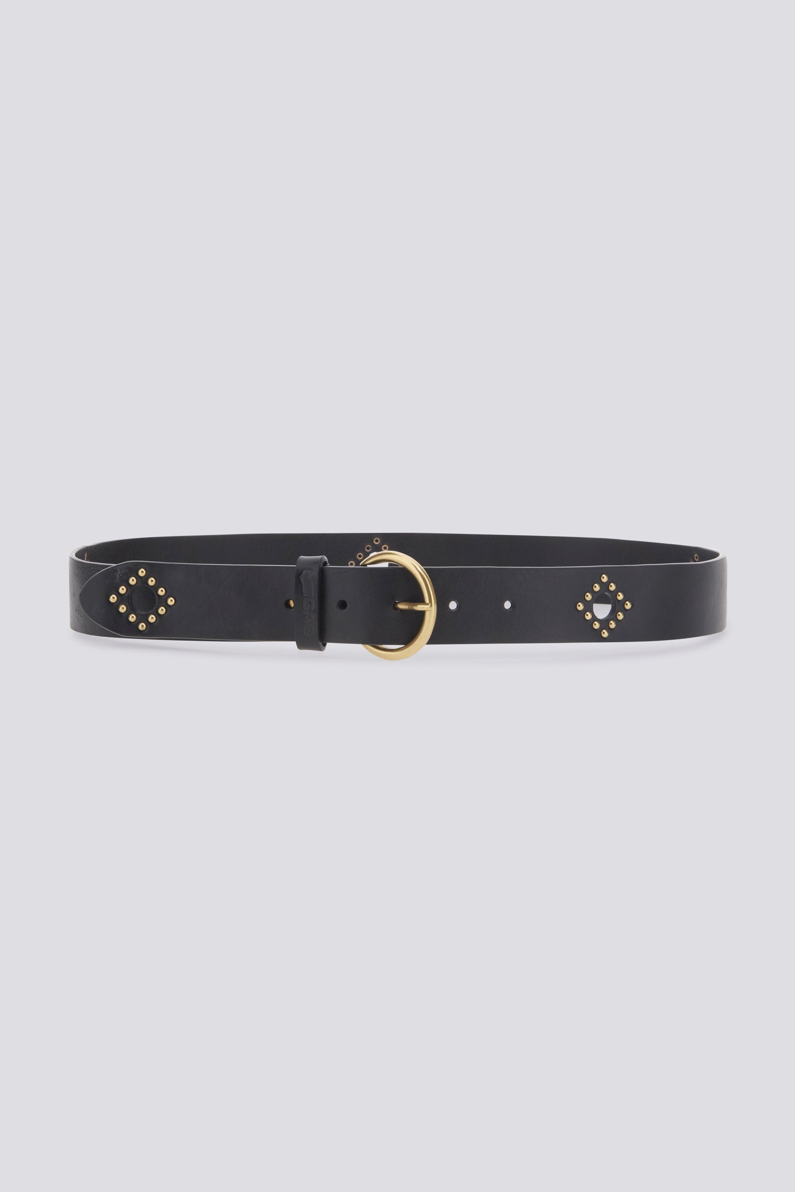 gas-melissa-belt-0200-g-rtel-damen-schwarz-leder-nieten image 1