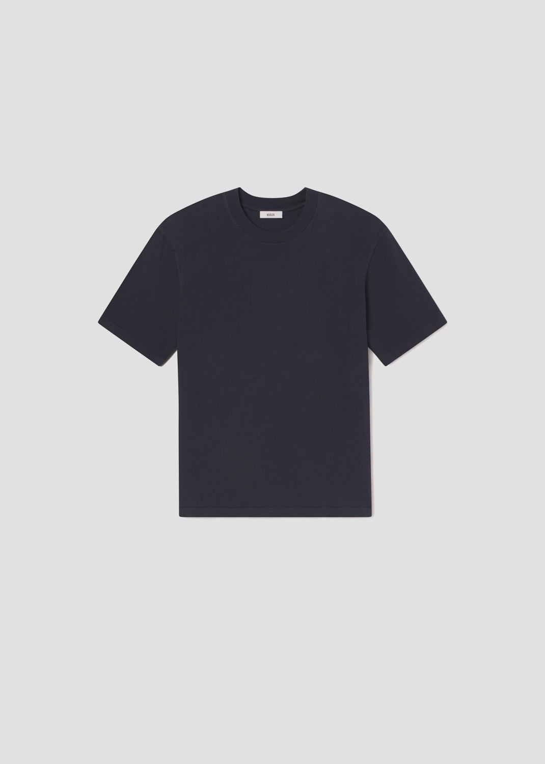 agolde-asha-mock-neck-tee-lyon-blaues-t-shirt image 6