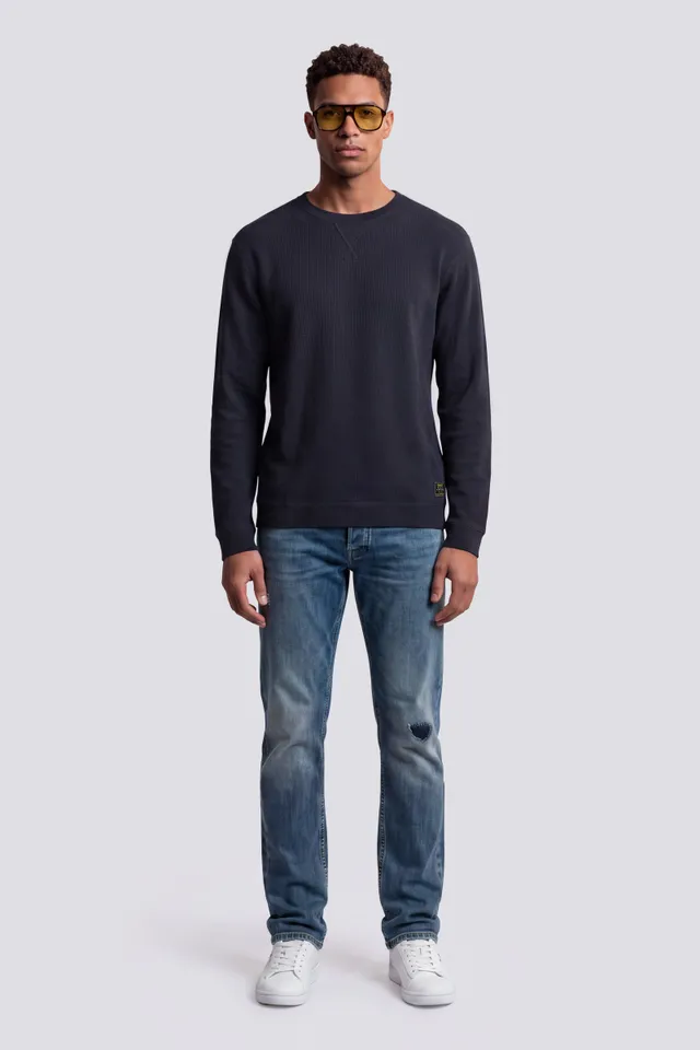gas-dharis-m-l-label-4706-langarmshirt-herren-waffle image 1