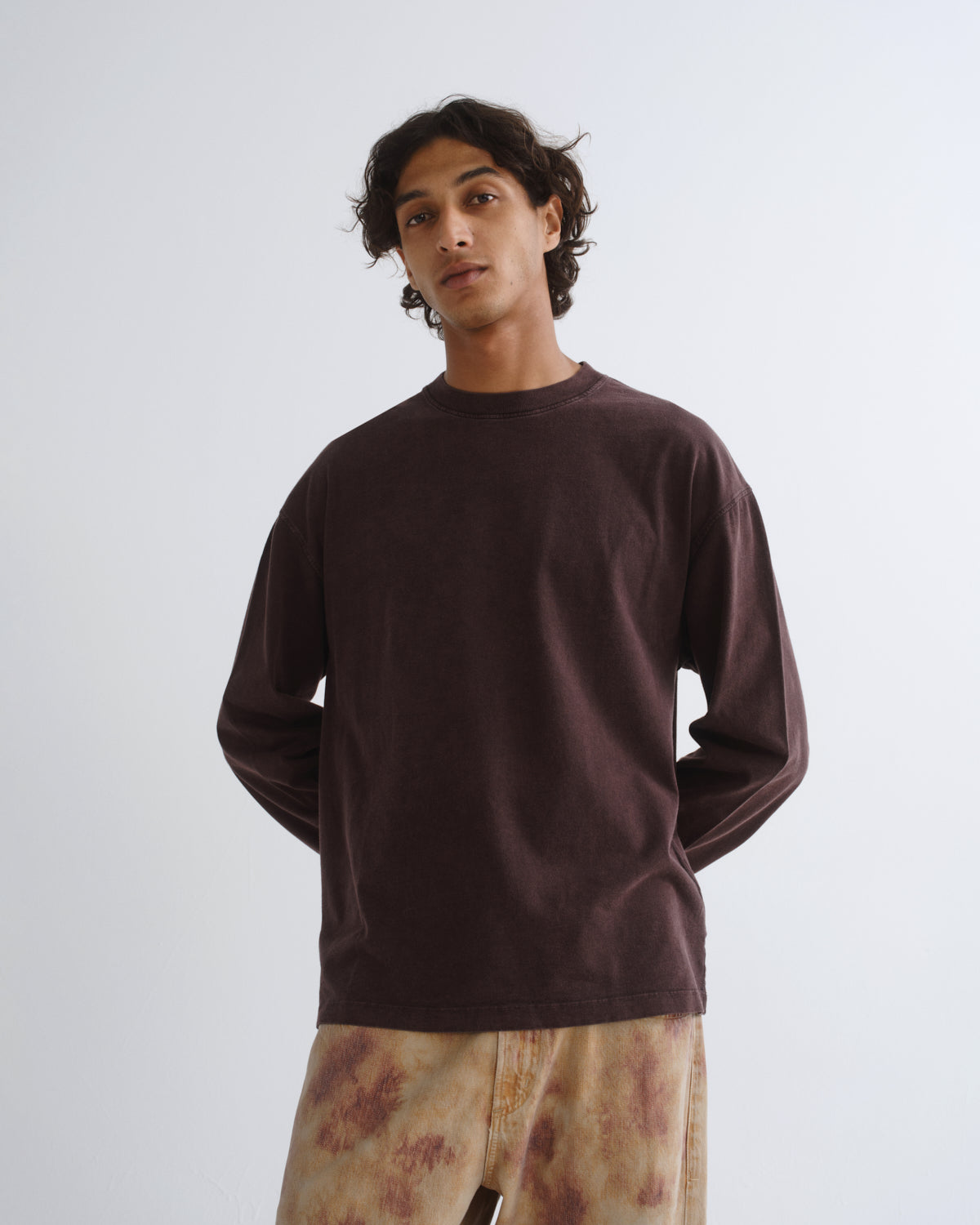 agolde-asha-mock-neck-longsleeve-mocha-braun image 1