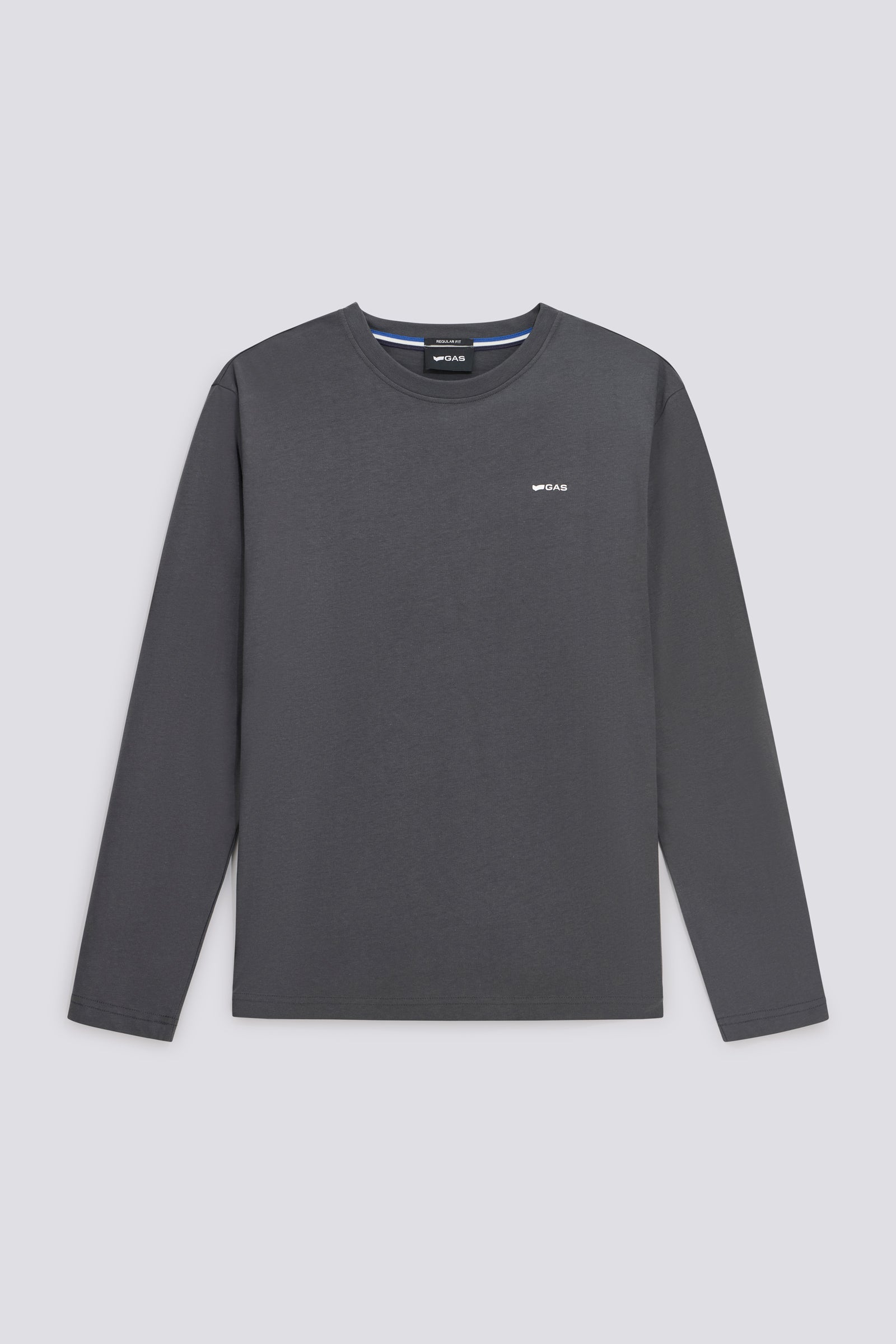 gas-dharis-logo-3920-langarm-shirt-herren-grau image 1